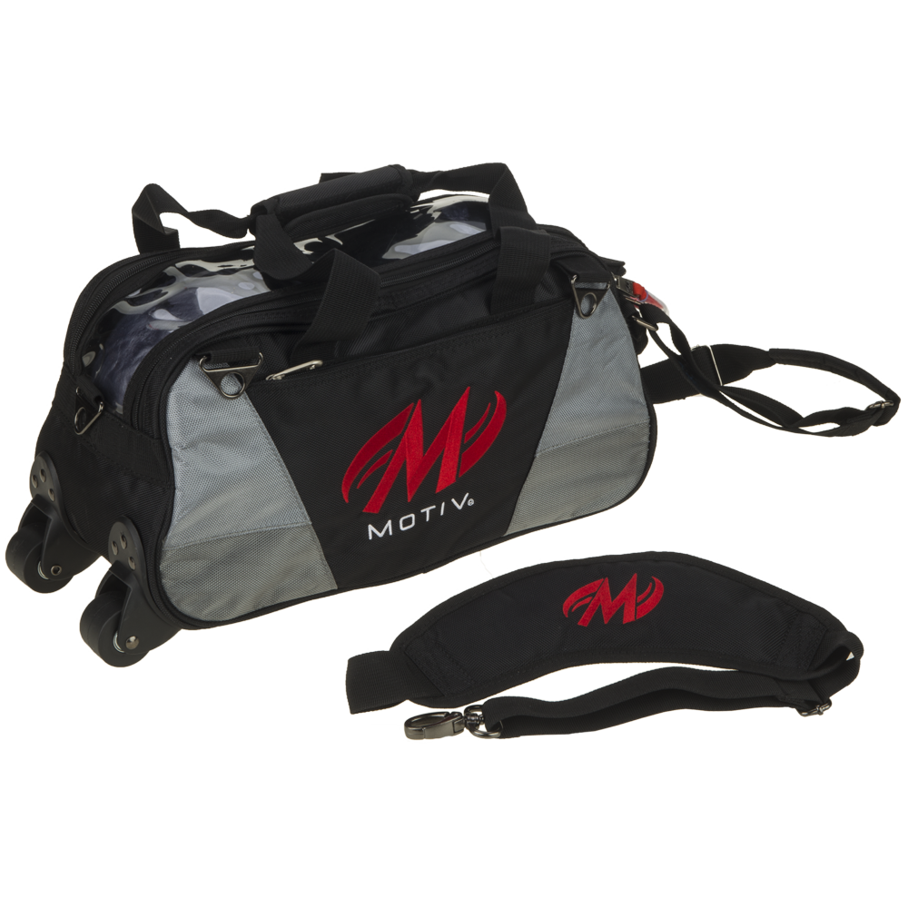 Motiv Ballistix 2 Ball Bowling Tote Bag - Durable Bowling Accessory for League & Tournament Play - Perfect for Bowling Enthusiasts & Pro Bowlers