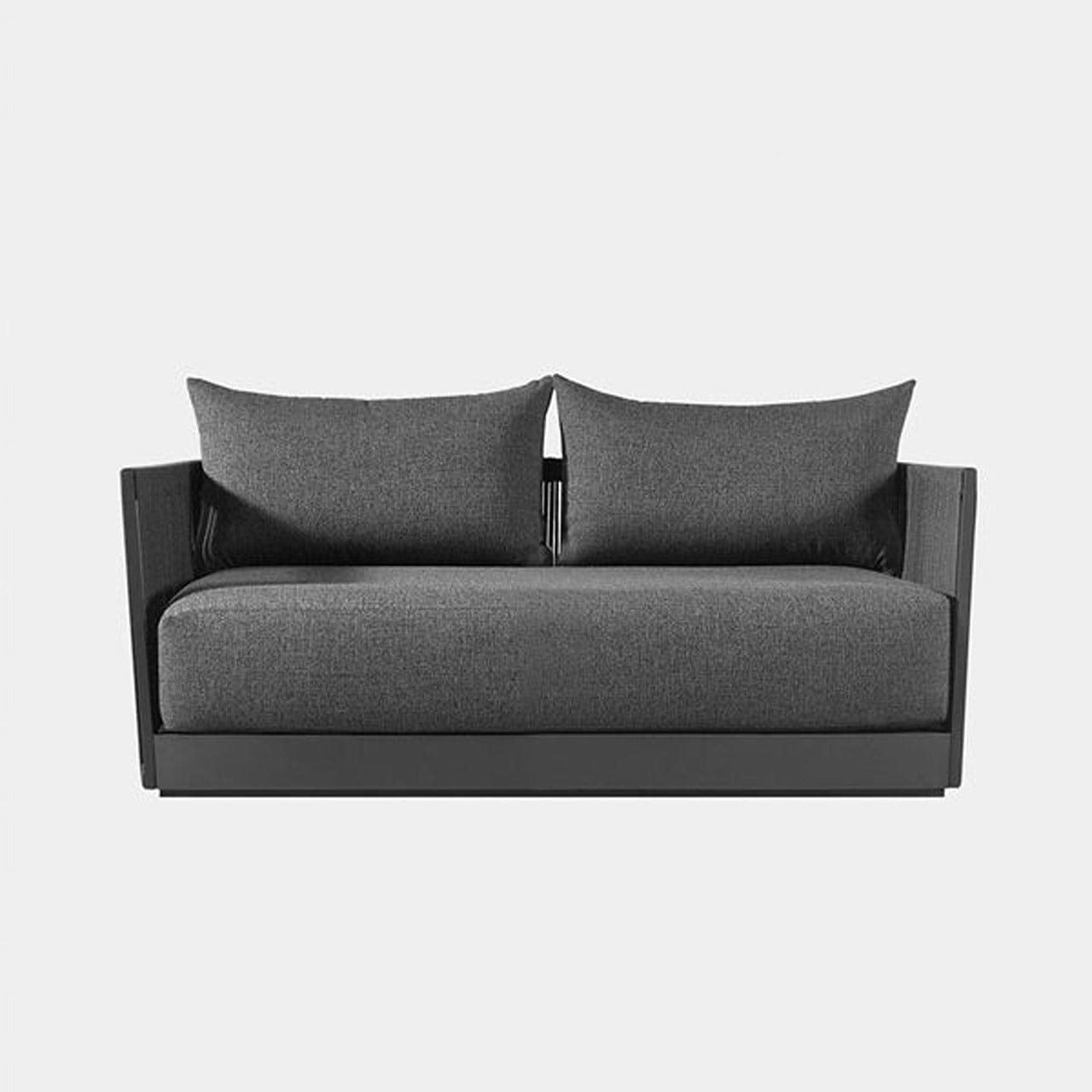 Antigua Outdoor 2-Seat Patio Sofa Set - Waterproof Wicker Furniture for Garden, Poolside, Deck & Backyard Relaxation