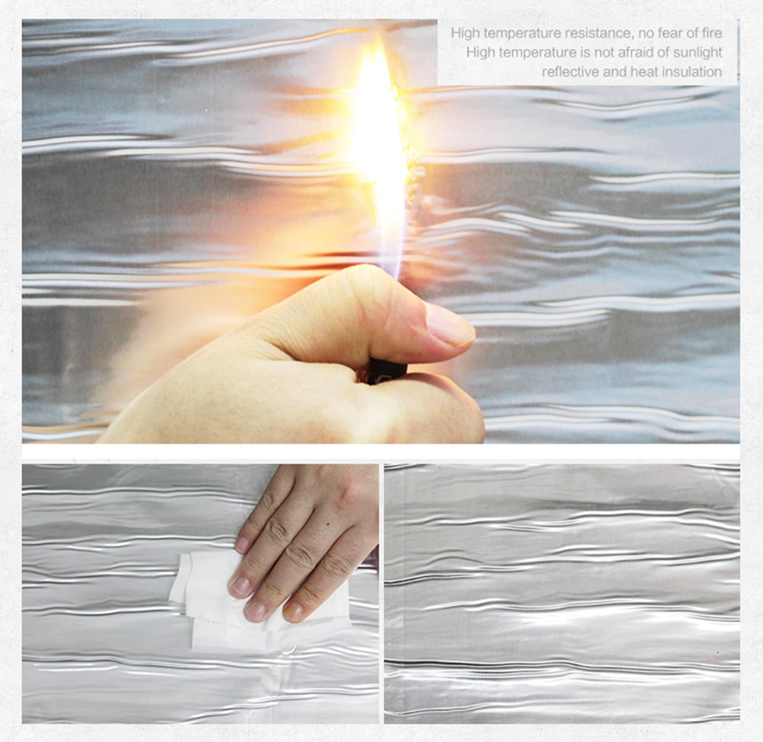 Super Waterproof Aluminum Foil Self-Adhesive Roof Flashing Tape - Heavy Duty Butyl Sealant for Roof Leaks, Window Grouts, Metal & Color Steel Tiles (3.3ft x 26.2ft) - Perfect for Home Roof Repair, RV Sealing & DIY Waterproofing Projects