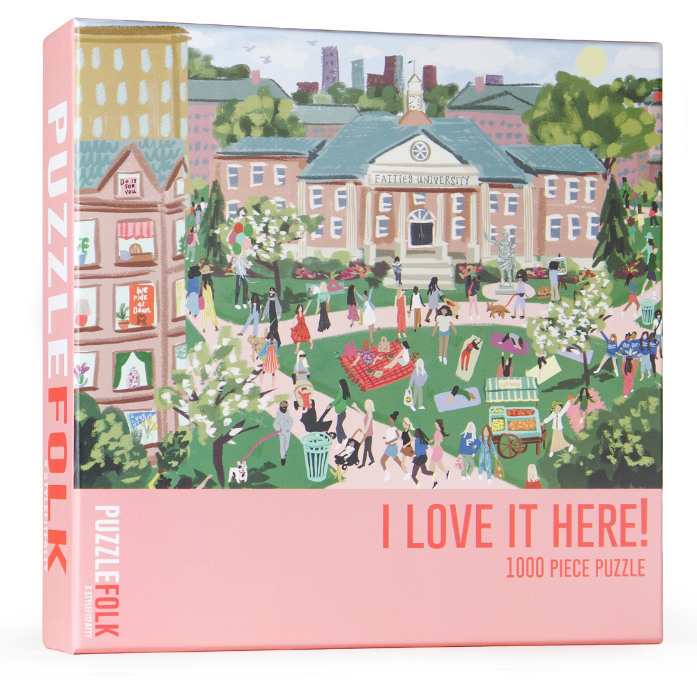 I Love It Here! 1000 Piece Jigsaw Puzzle - Fun Family Game Night Activity & Home Decor Gift for Puzzle Lovers