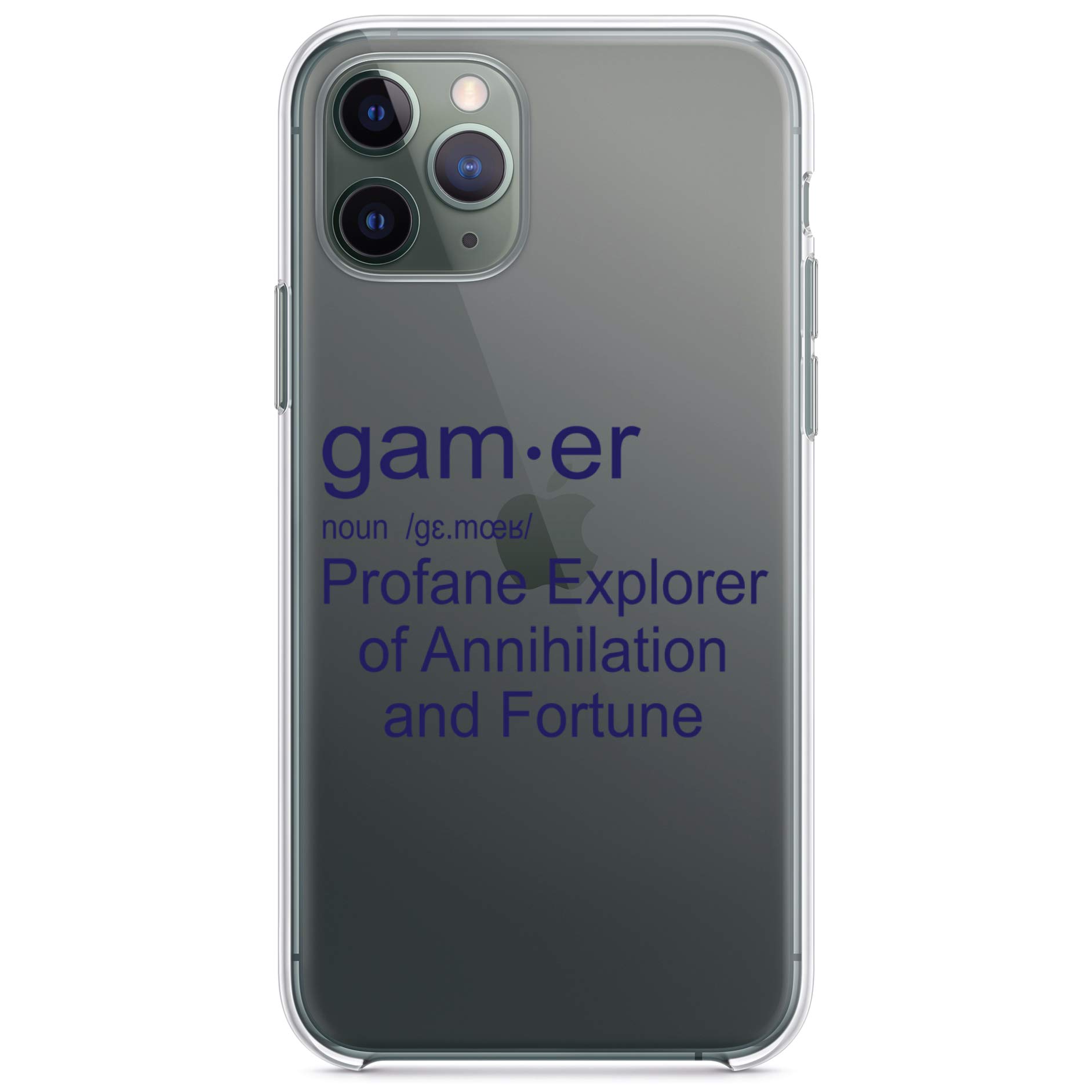 DistinctInk Clear Shockproof Hybrid Case for iPhone 11 (6.1 Inch) - TPU Bumper & Acrylic Back with Tempered Glass Screen Protector - Durable Protection for Gaming, Travel, and Everyday Use