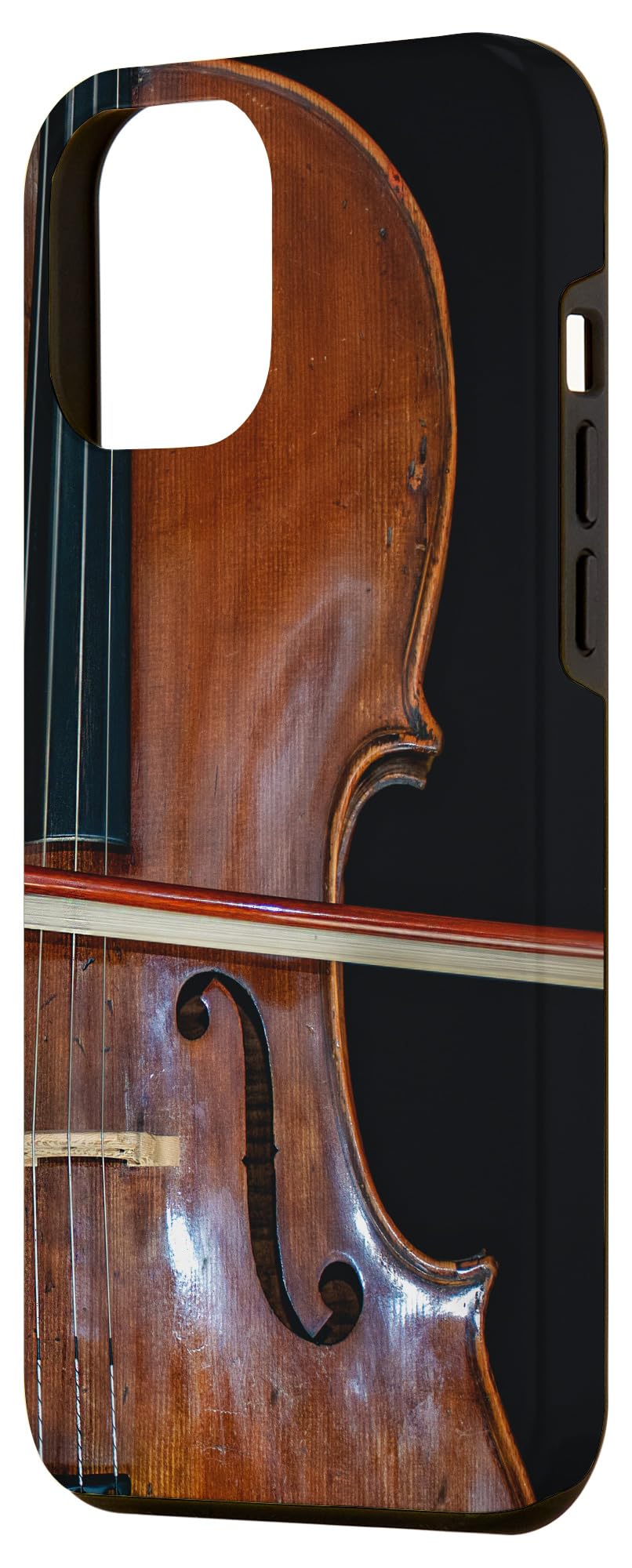 Premium iPhone 12 Pro Max Case with Cello & Violin Music Design - Slim Protective Cover for Musicians & Music Lovers - Perfect for Concerts, Rehearsals & Daily Use