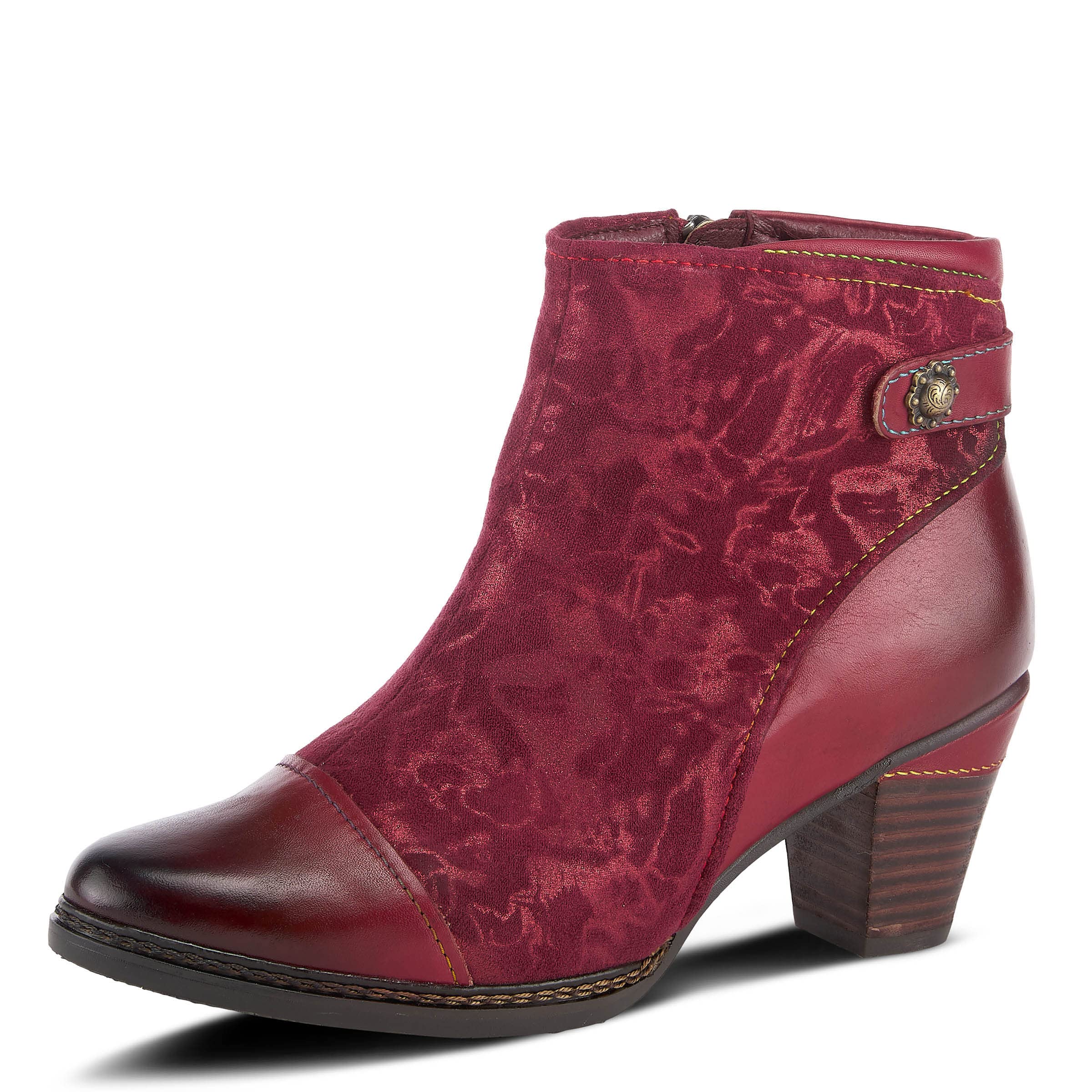 Spring Step L'Artiste Women's Socute Ankle Boot - Comfortable Fashion Booties for Women, Cute Low Heel Boots for Fall & Winter, Perfect for Office, Dating & Casual Outfits
