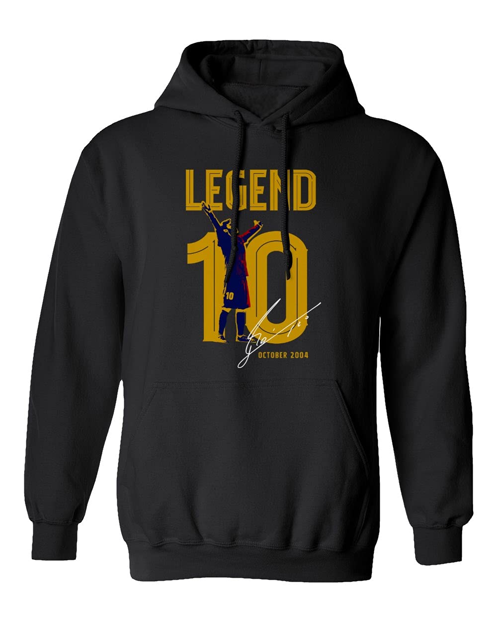 Leo Messi Barcelona Farewell Hooded Sweatshirt - Spark Apparel 10 Soccer Jersey Inspired Pullover for Fans, Gifts & Match Day Outfits