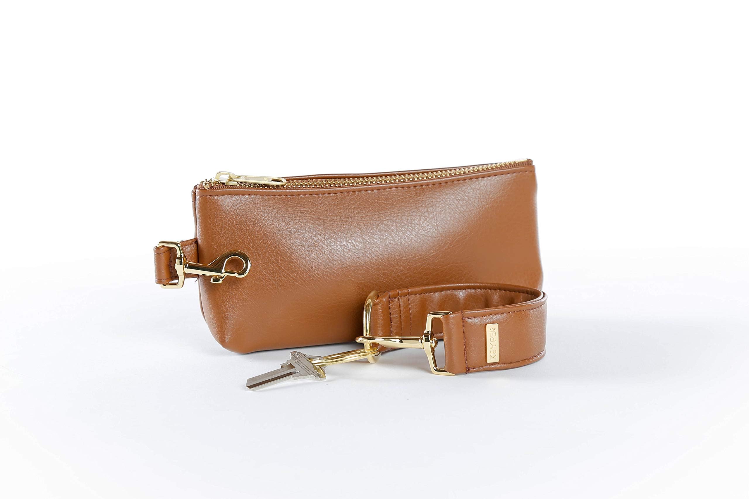 KEYPER® Mini Women’s Clutch Purse - Faux Leather Small Wristlet Wallet for Travel, Parties & Everyday Use | Compact Wrist Pouch for Phone, Cards & Essentials