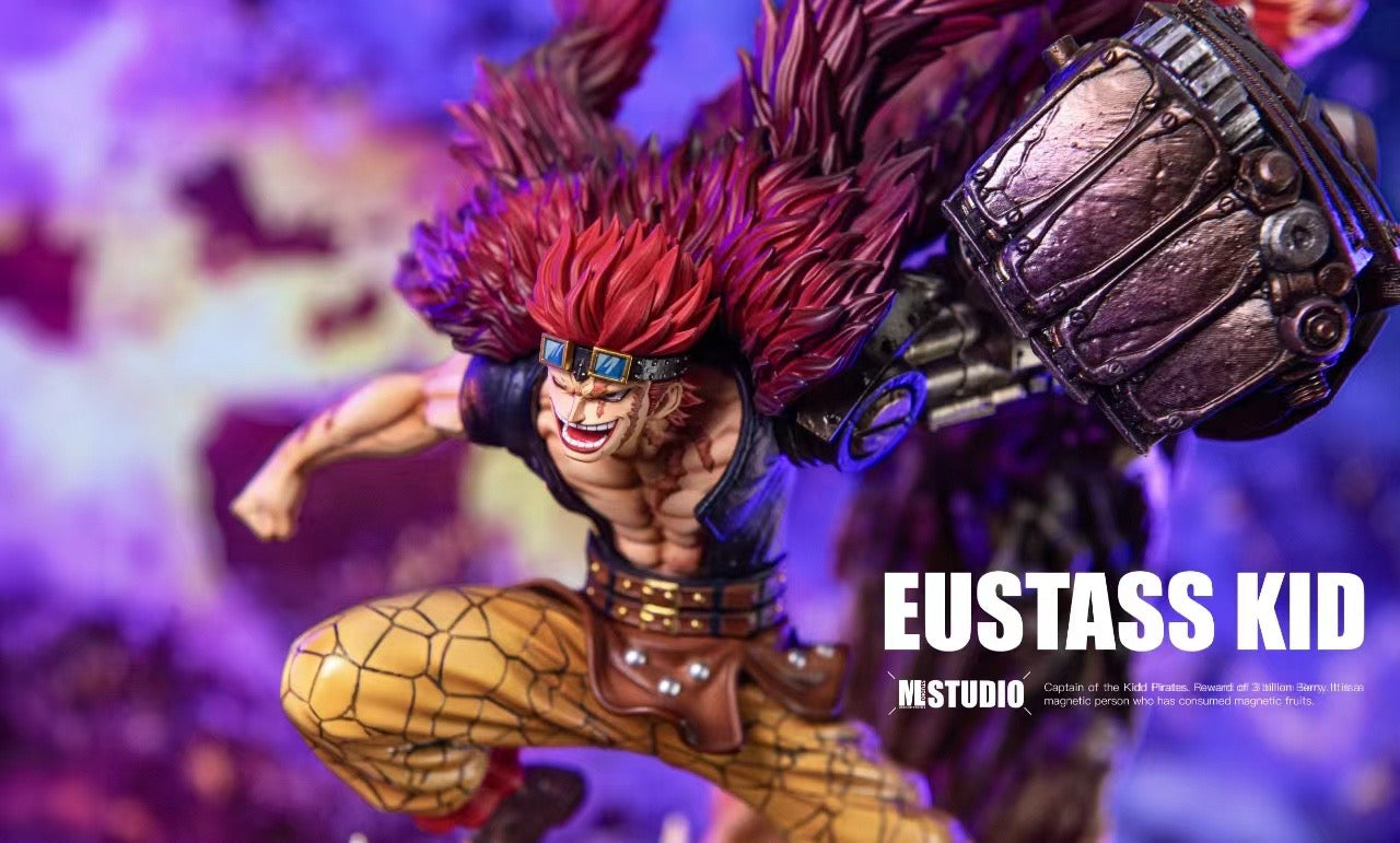 ML Studio Awakened Eustass Kid One Piece Anime Figure - Collectible Action Figure for Fans, Perfect for Display, Gifts, and Cosplay
