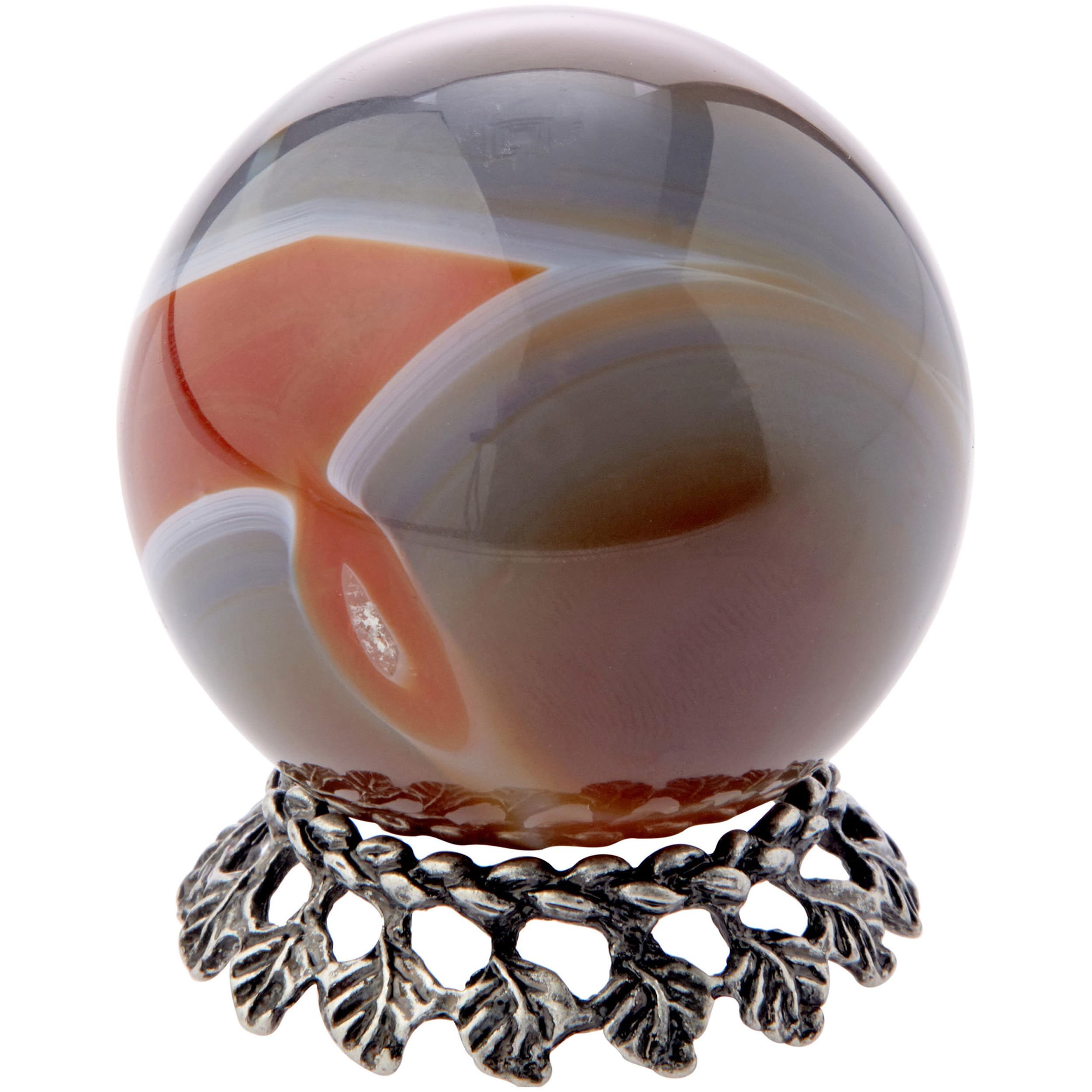 Bard's Pewter Egg Stand Holder with Leaf Motif - 1.125 Inch Diameter, Set of 6 - Perfect for Easter Decor, Table Centerpieces, and Kitchen Display