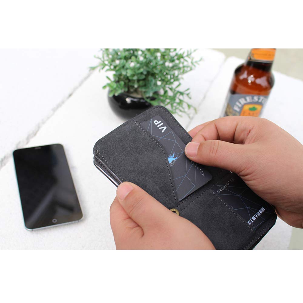 NOTY 3.0 RFID Blocking Travel Wallet - Premium Canvas Passport Holder & Credit Card Organizer for Men & Women (Grey) - Perfect for Air Travel, Business Trips & Daily Use