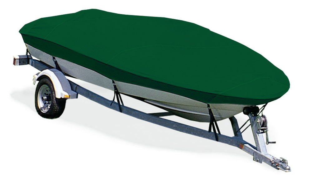 Taylor Made Products Trailerite Semi-Custom Boat Cover for Fishing Boats with Outboard Motor - Waterproof UV Protection Heavy Duty Marine Grade Fabric - Perfect for Outdoor Storage & Boat Protection