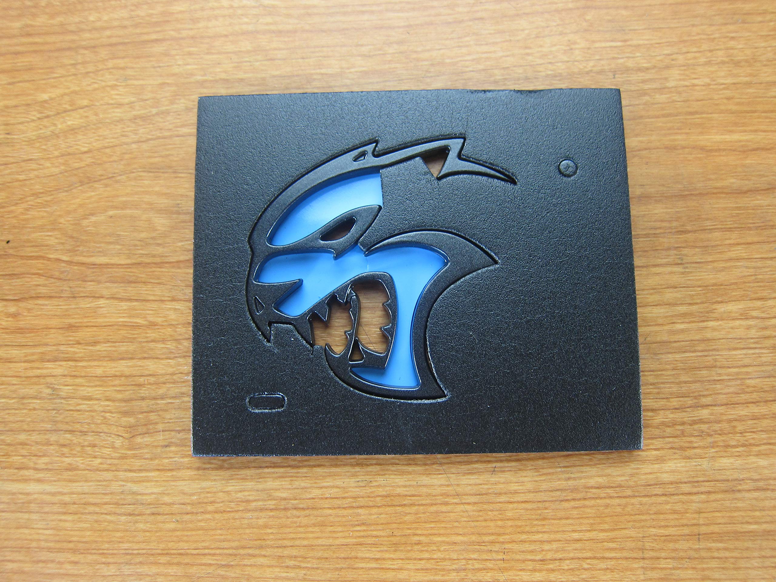 New Mopar Dodge Charger Challenger SRT Hellcat Front Left Fender Emblem Badge - Authentic Replacement Part for Muscle Car Customization & Restoration Projects