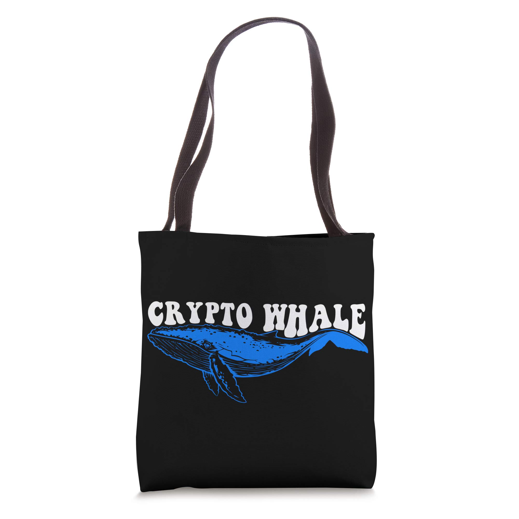 Crypto Whale Digital Money Wallet Trader Tote Bag - Perfect for Cryptocurrency Enthusiasts & Bitcoin Conferences