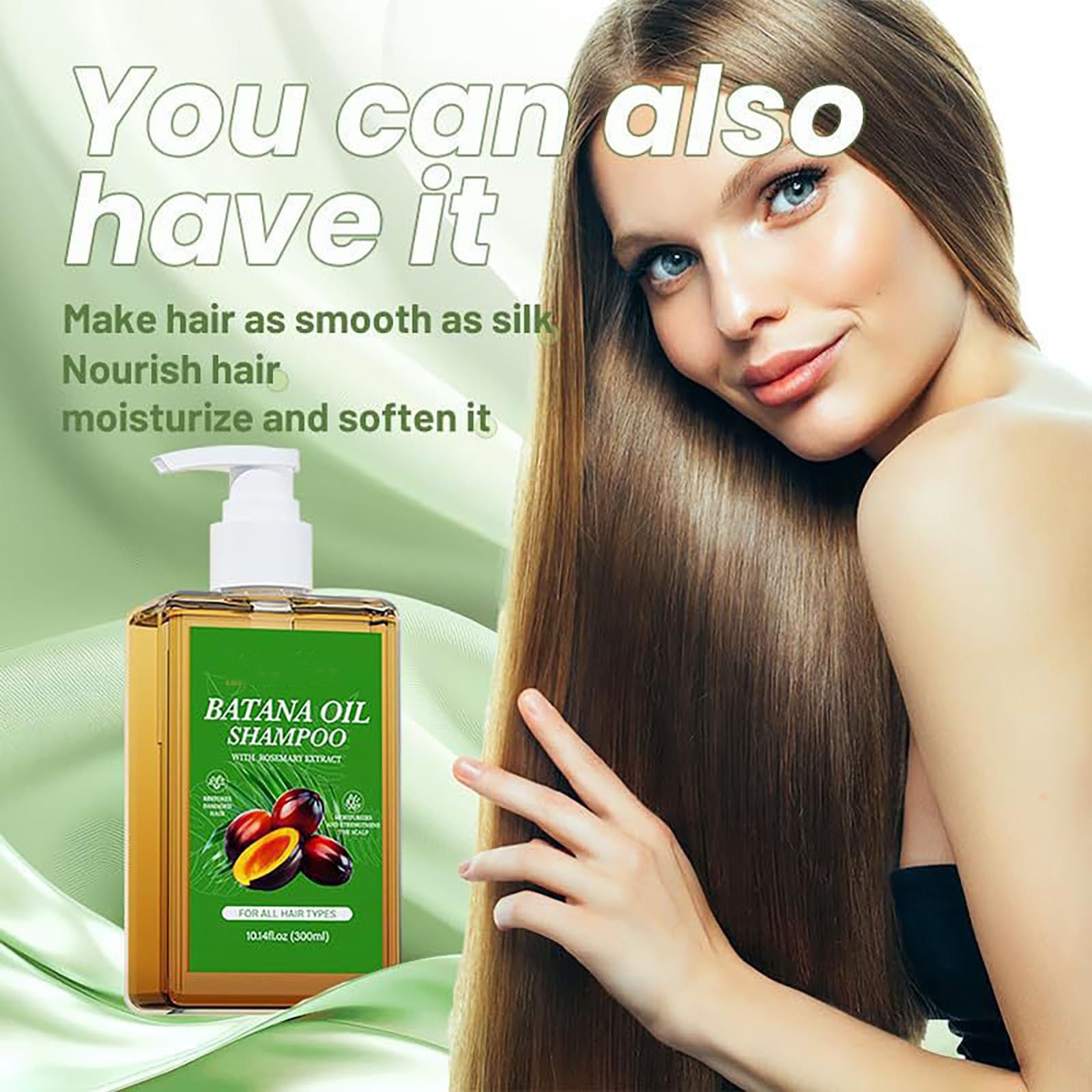 Batana Oil Shampoo for Hair Loss - Rosemary Extract Shampoo & Conditioner Set (3 Pack) - Nourishing & Regenerating Hair Treatment for Dry, Damaged Hair - Perfect for Daily Use & Scalp Care