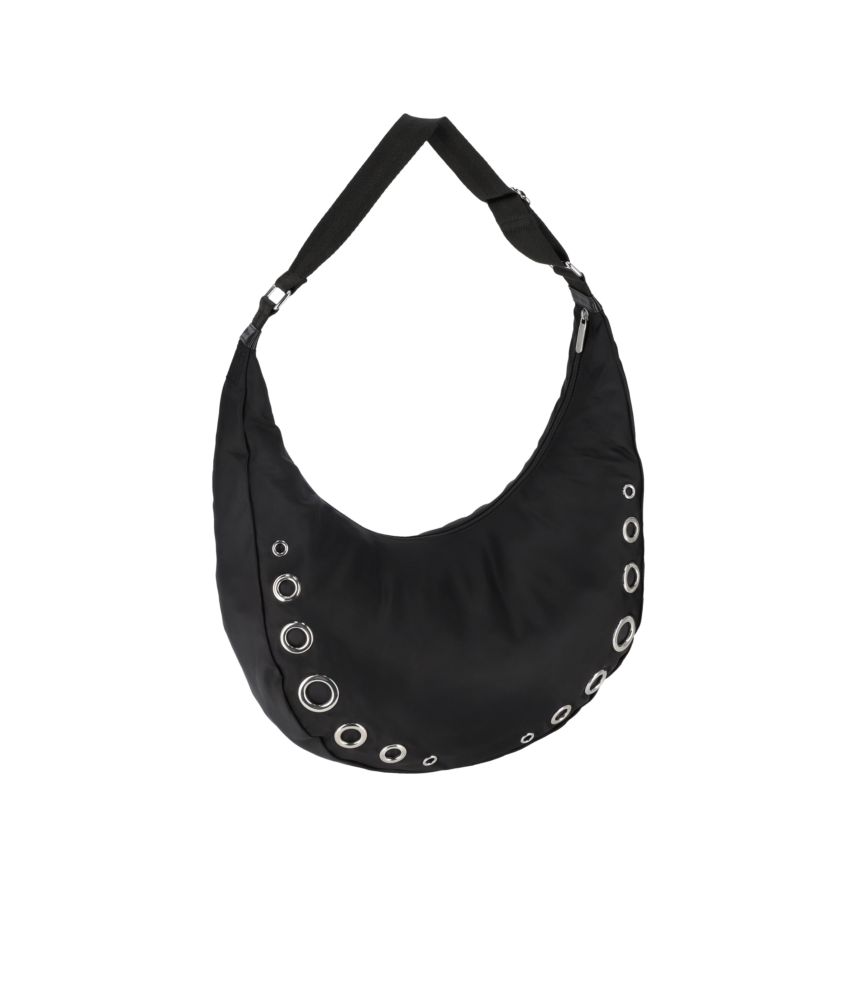 Stylish Grommet Shoulder Bag for Women - Fashionable Crossbody Purse with Metal Eyelets - Perfect for Everyday Use, Travel & Shopping