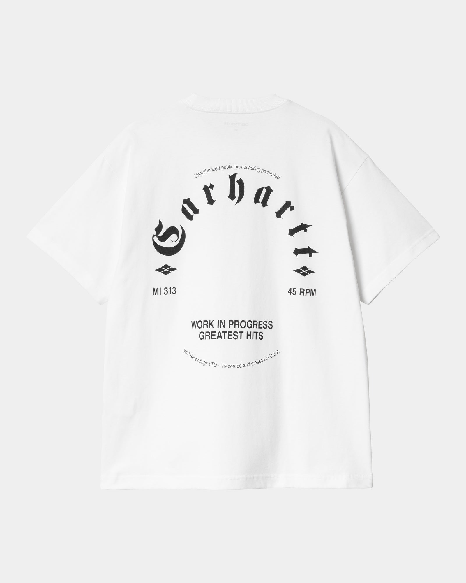 Greatest Hits T-Shirt - Classic White & Black Band Tee for Concerts, Casual Wear & Music Lovers