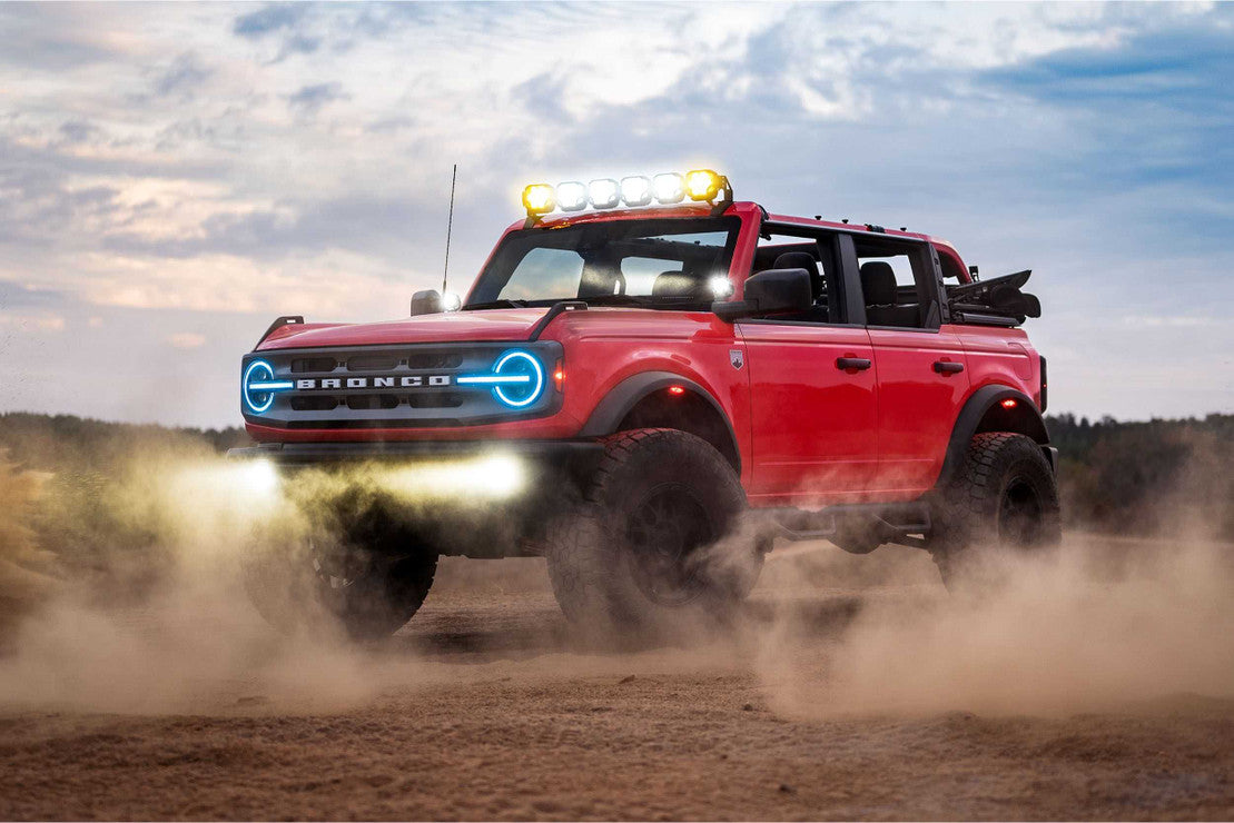 2021+ Ford Bronco XRGB LED Headlights - High-Performance Off-Road Lighting for Night Driving & Adventure
