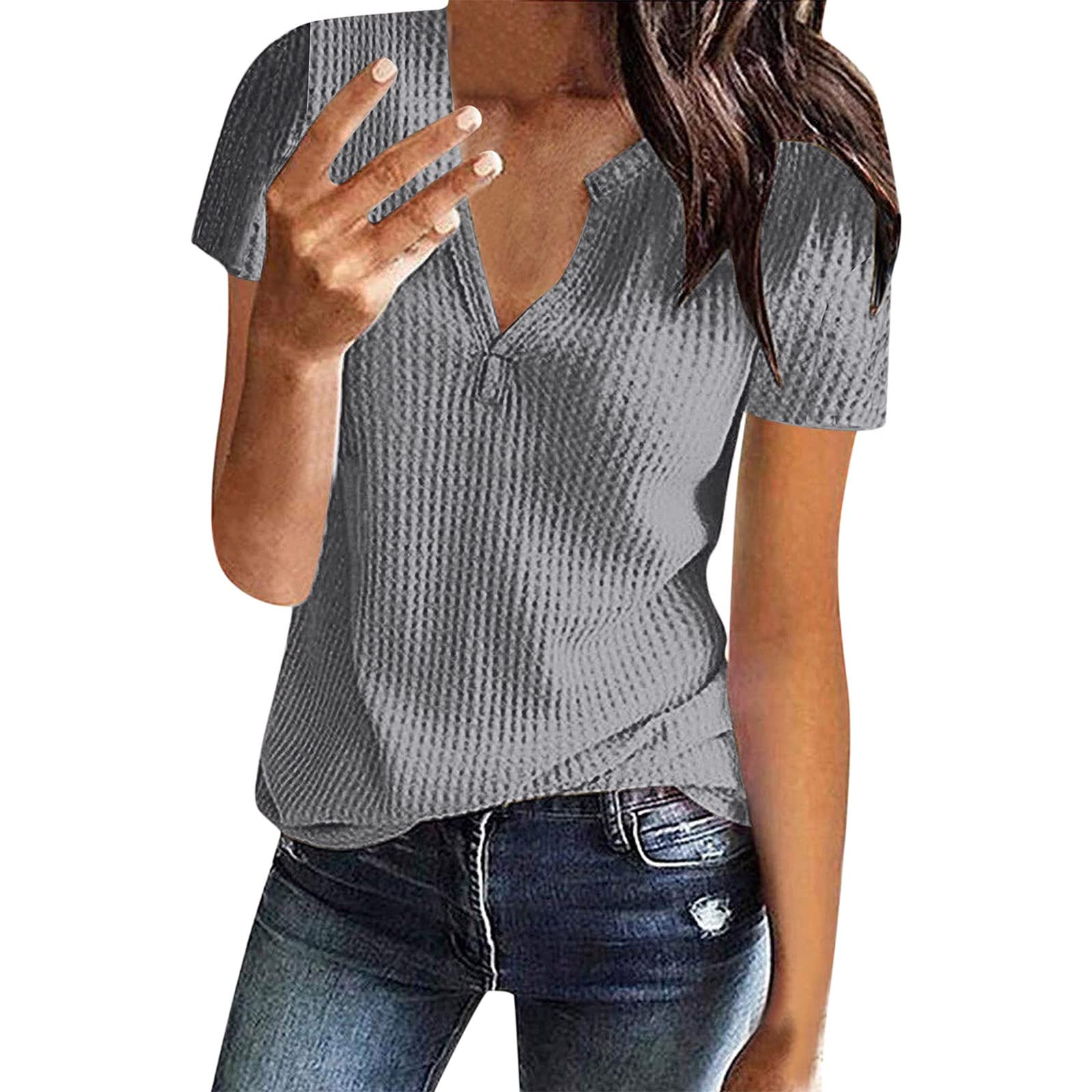 Viunychn Women's Crop Tops - Long & Short Sleeve Maternity Shirts, 80s Style Sleeveless T-Shirts in Pink & White | Gym, Yoga & Summer Wear | Breathable Linen Tops for Workouts, Pregnancy & Casual Outfits
