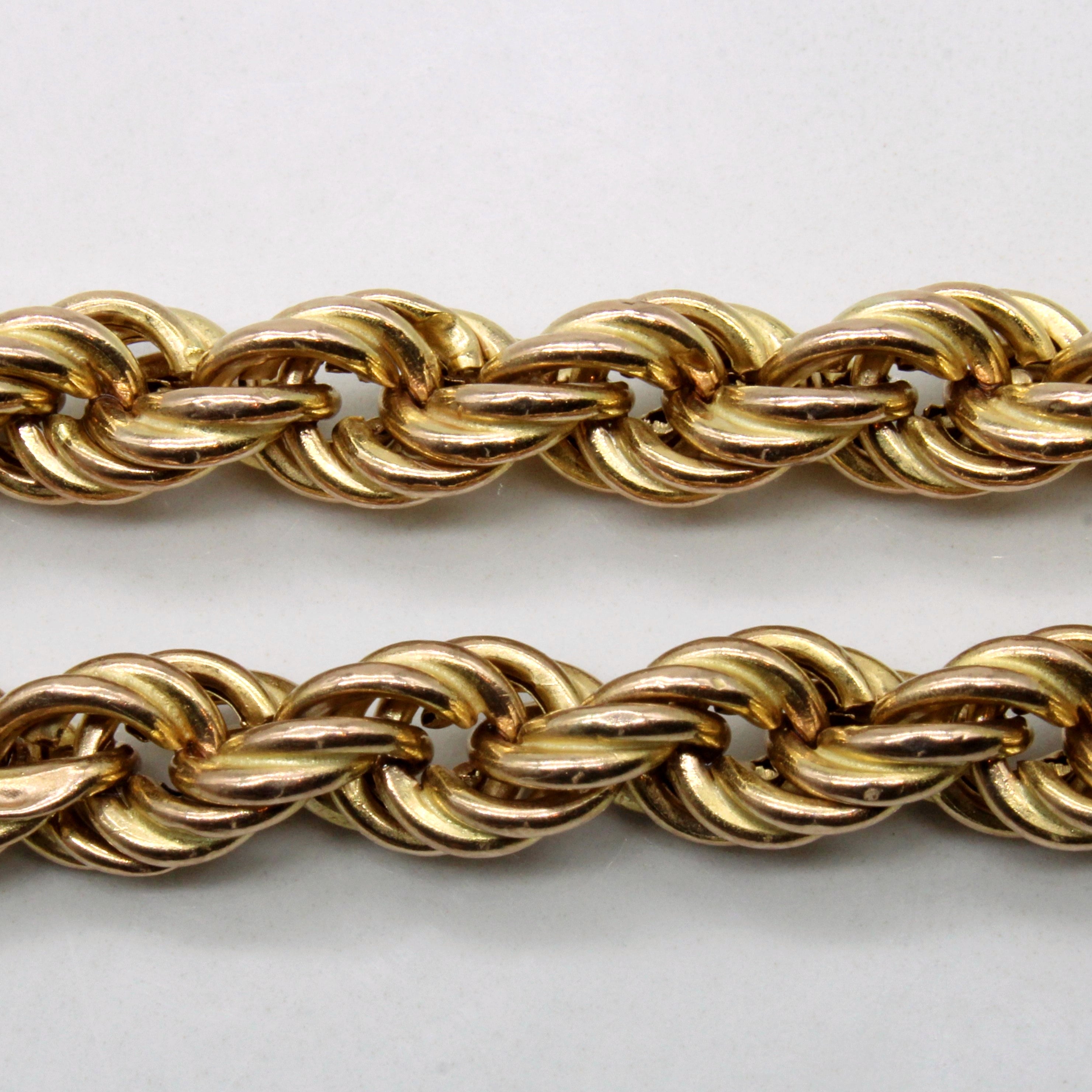 10K Yellow Gold Rope Chain Necklace 30 Inches - Durable & Hypoallergenic Jewelry for Men & Women | Perfect for Everyday Wear, Gifts & Special Occasions
