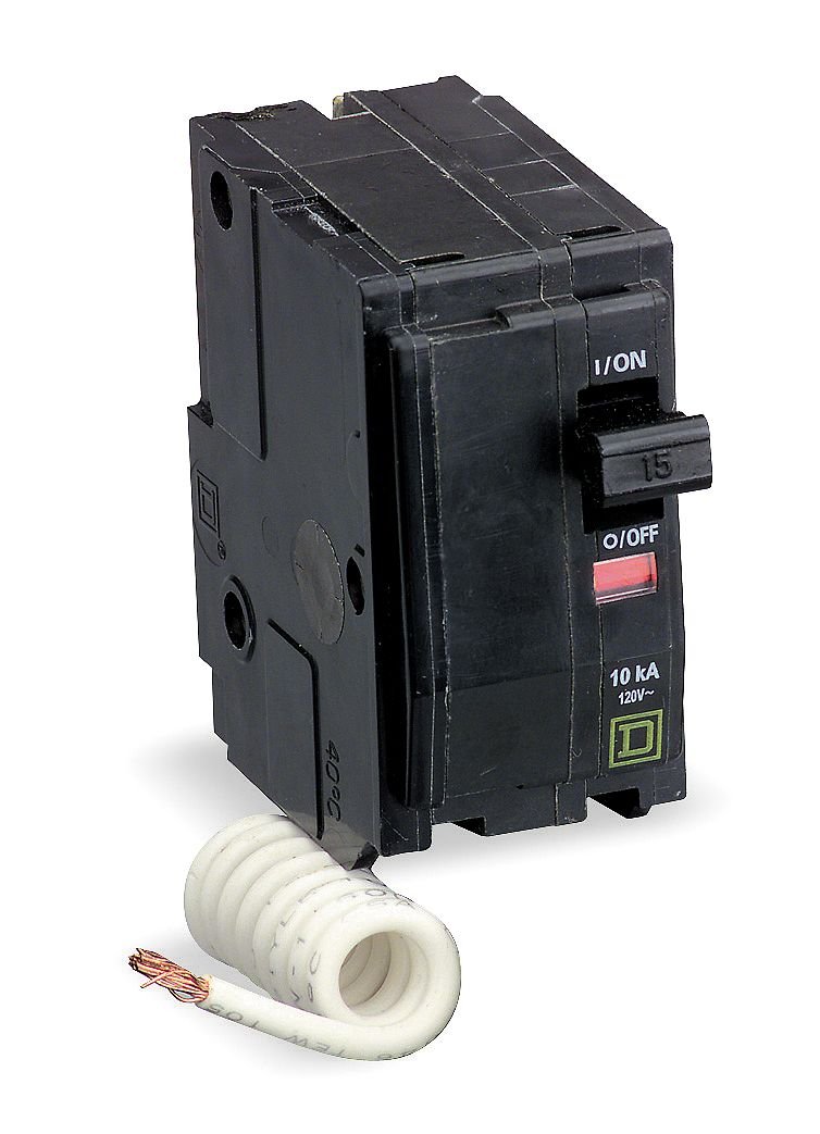 2 Pole 15 Amp Circuit Breaker 120/240VAC - Switch Neutral for Electrical Panels - Perfect for Home, Office & Commercial Use
