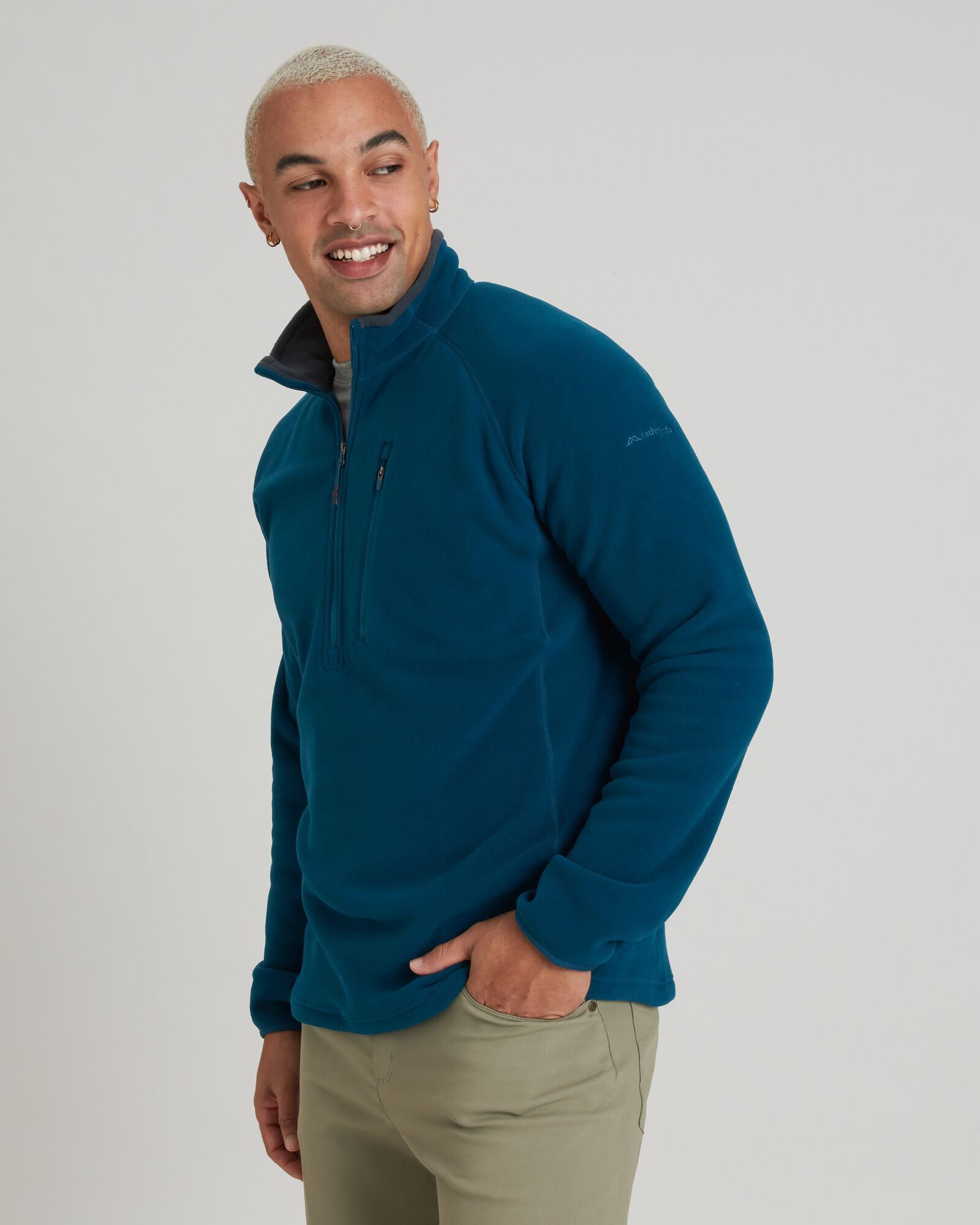 Men's Ridge 100 PrimaLoft Bio Pullover Jacket - Lightweight Water-Resistant Hoodie for Outdoor Activities | Hiking, Camping & Travel Wear