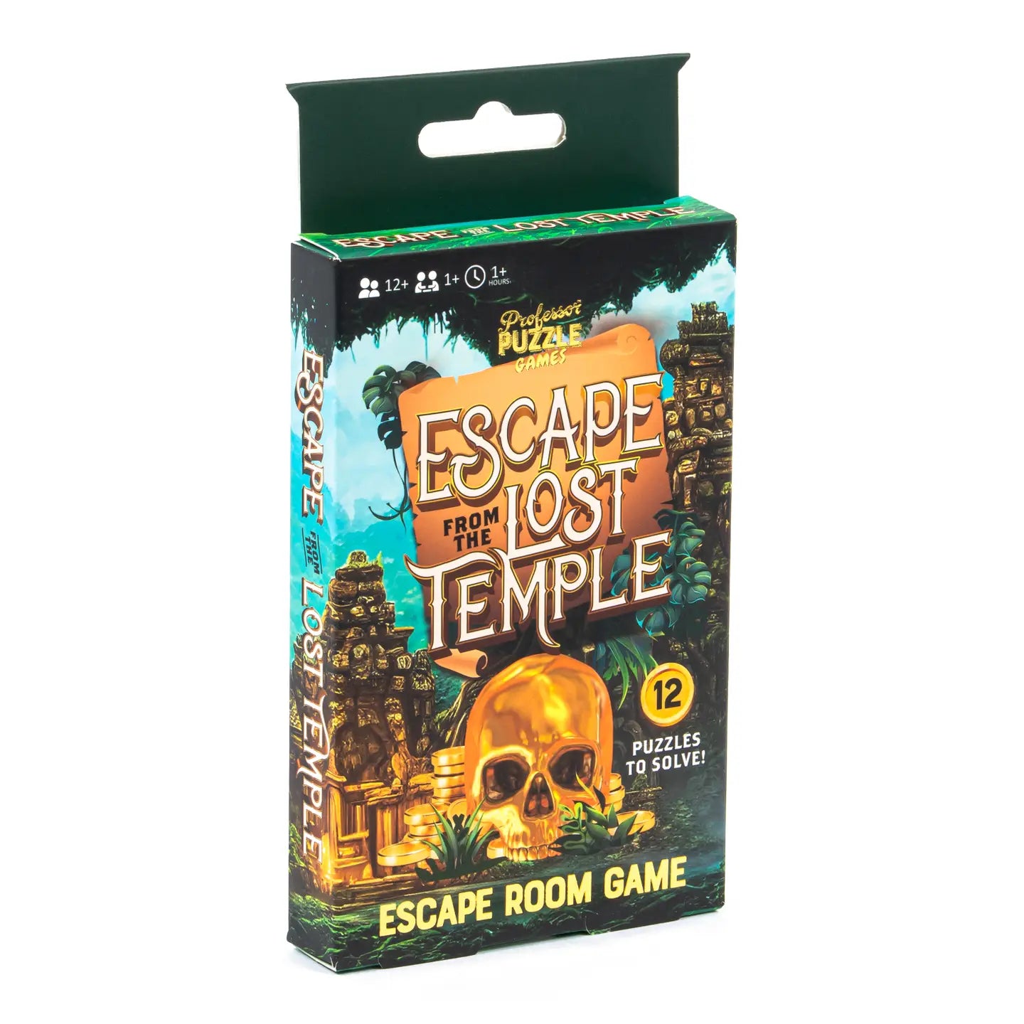 Escape Room Board Game - Escape From The Lost Temple Adventure Game for Family & Friends | Perfect for Game Nights, Team Building & Party Entertainment