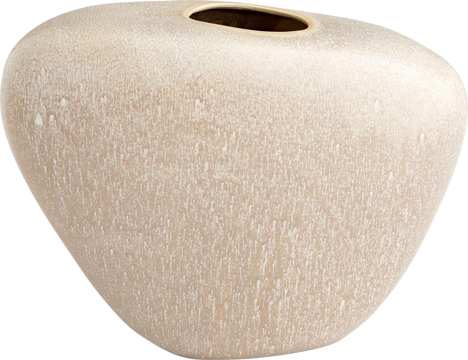 Cyan Design 10834 Pebble 13 X 10 Inch Decorative Vase for Home Decor, Centerpiece, Wedding, and Living Room Accent