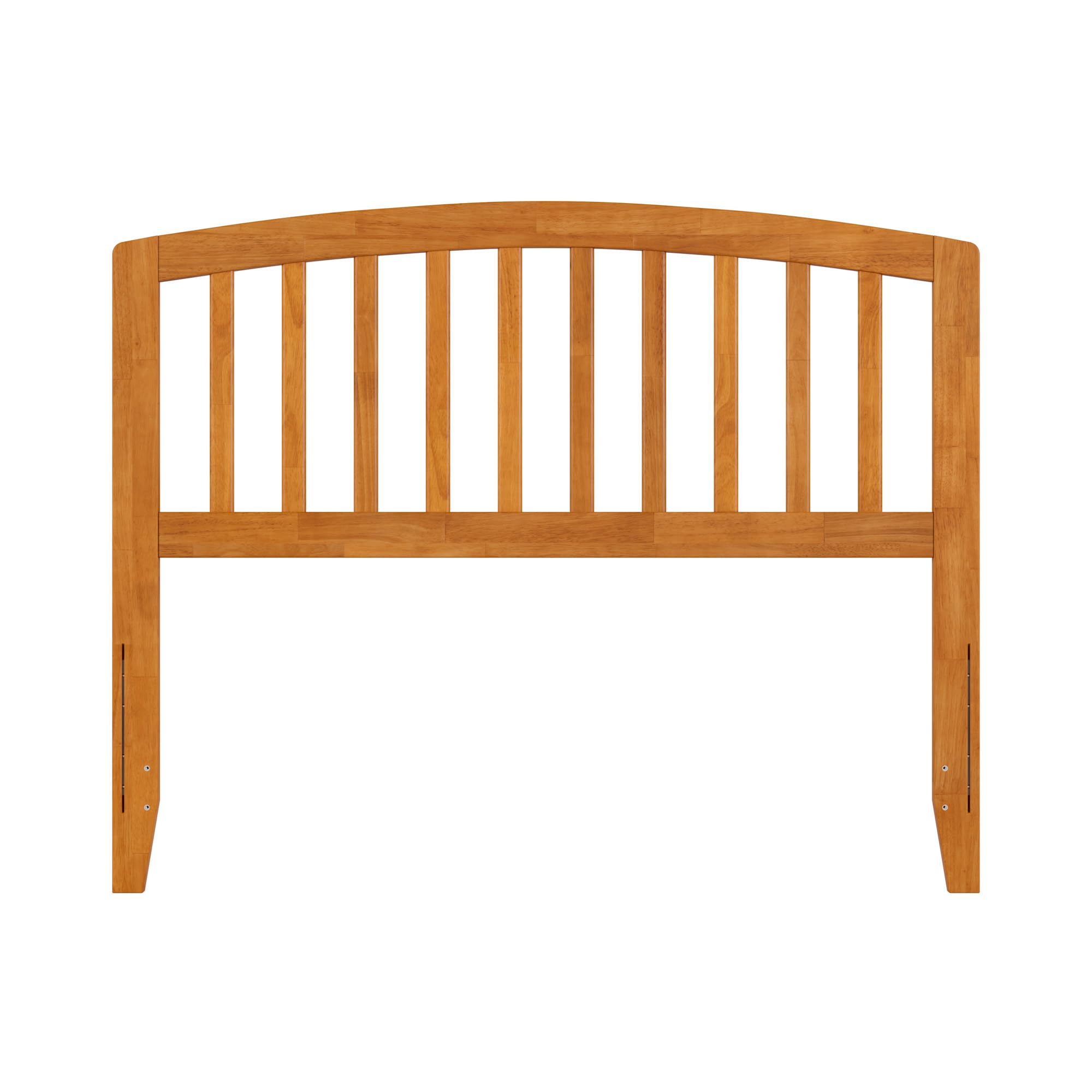 AFI Richmond Full Solid Wood Headboard with USB Charging Ports - Light Toffee Finish for Modern Bedroom Decor & Space-Saving Storage Solutions
