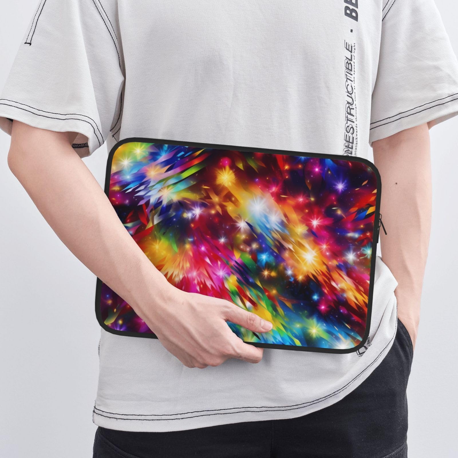 13 Inch Laptop Sleeve - Colorful Artistic Shockproof Laptop Case Bag for MacBook & Notebooks | Perfect for Work, School & Travel