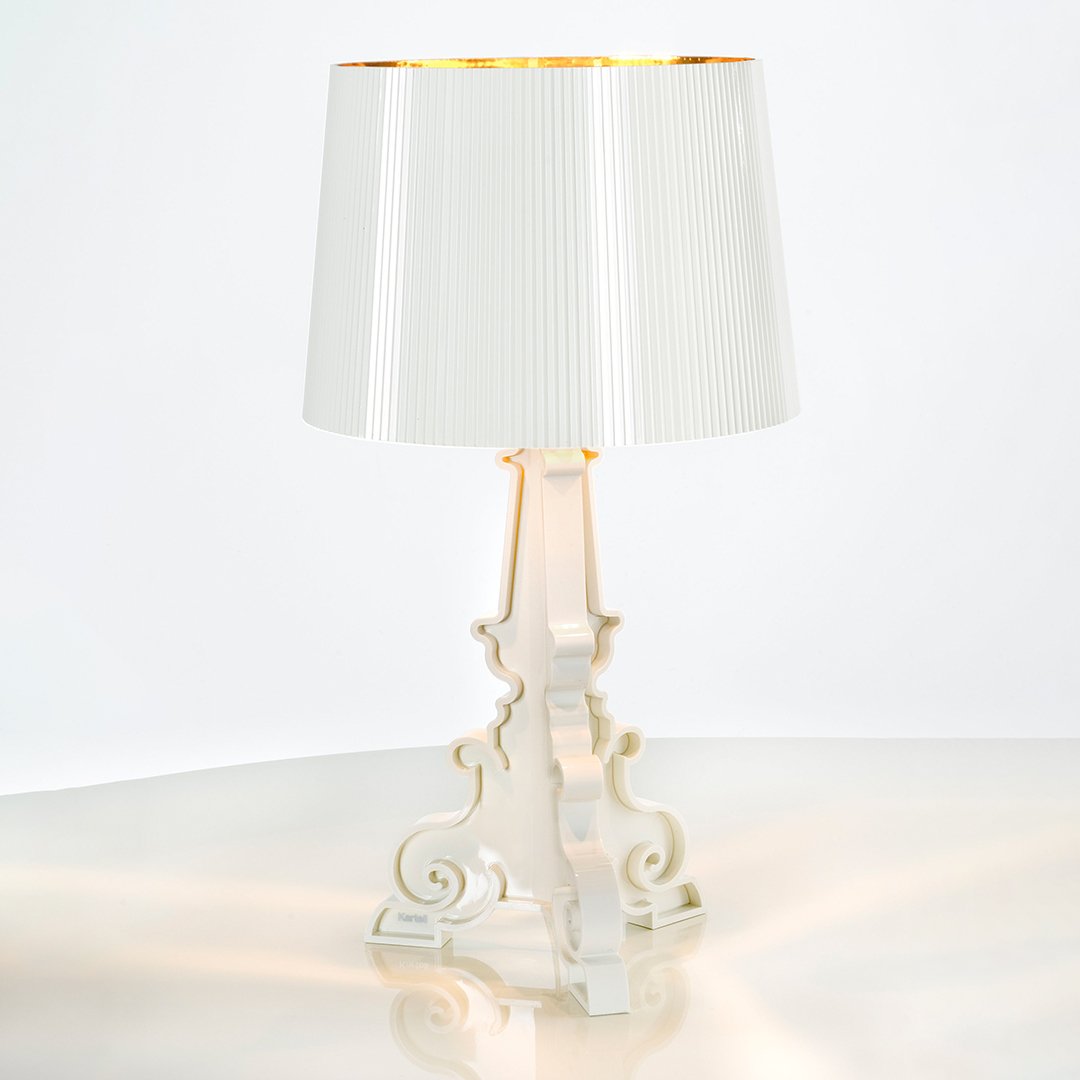 Bourgie Table Lamp - Modern Crystal Glass LED Desk Light for Living Room, Bedroom & Office Decor - Elegant Home Lighting Solution