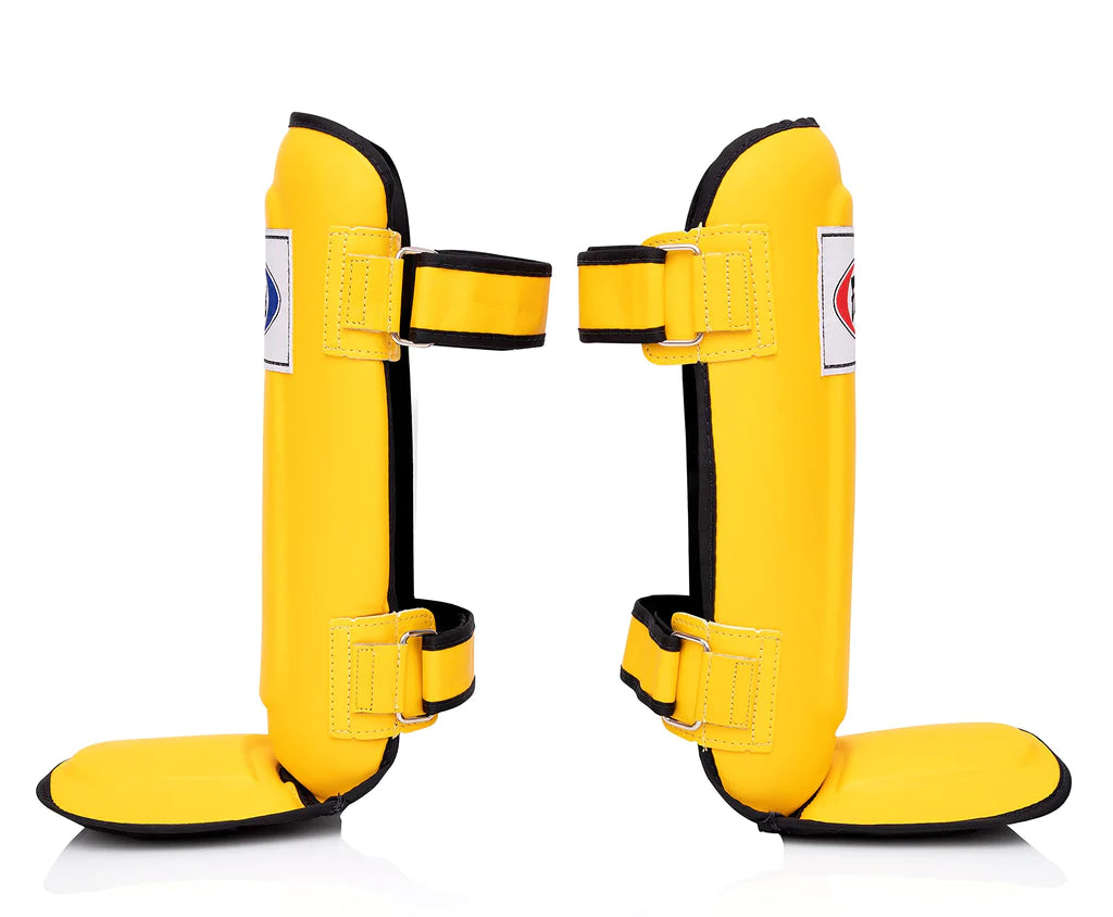 Fairtex SP3 Pro Style Muay Thai Shin Guards - Premium Kickboxing & MMA Protective Gear for Training, Sparring & Competition