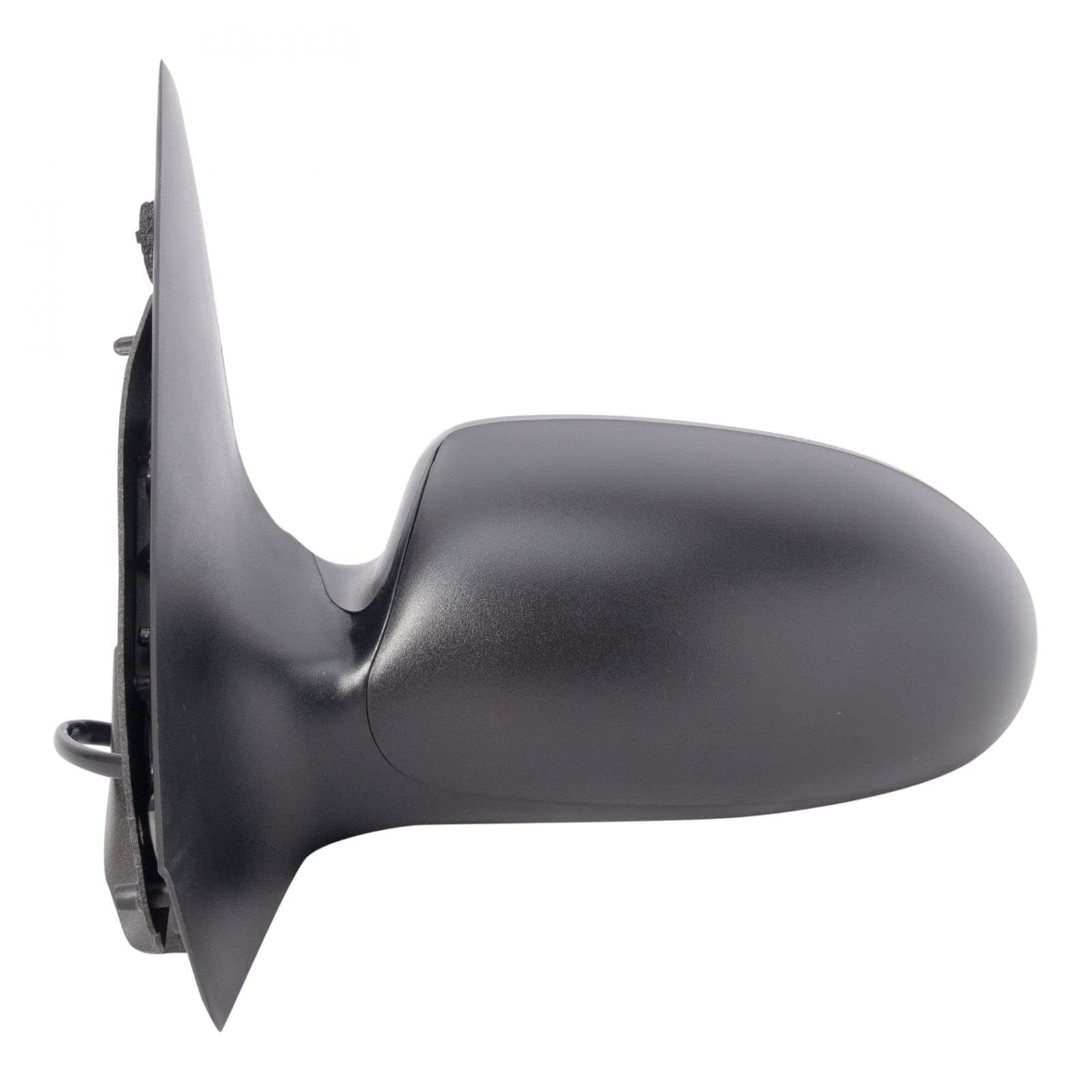 Power Heated Left Side Mirror with Textured Cover - Compatible with 2003-2007 Ford Focus (FO1320228) - Perfect for Winter Driving and Enhanced Visibility