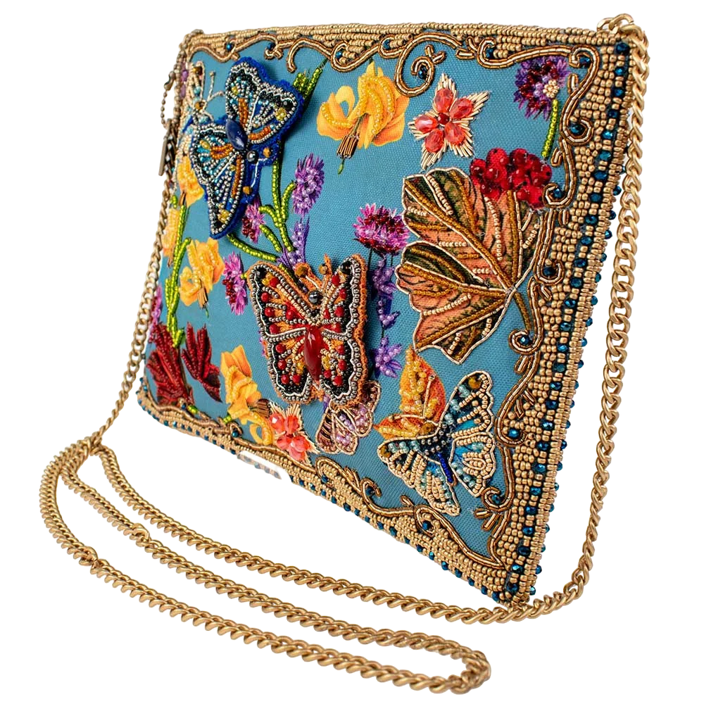 Field of Dreams Crossbody Clutch Handbag - Stylish Leather Purse for Women, Fashionable Shoulder Bag with Adjustable Strap - Perfect for Date Night, Shopping & Travel Accessories