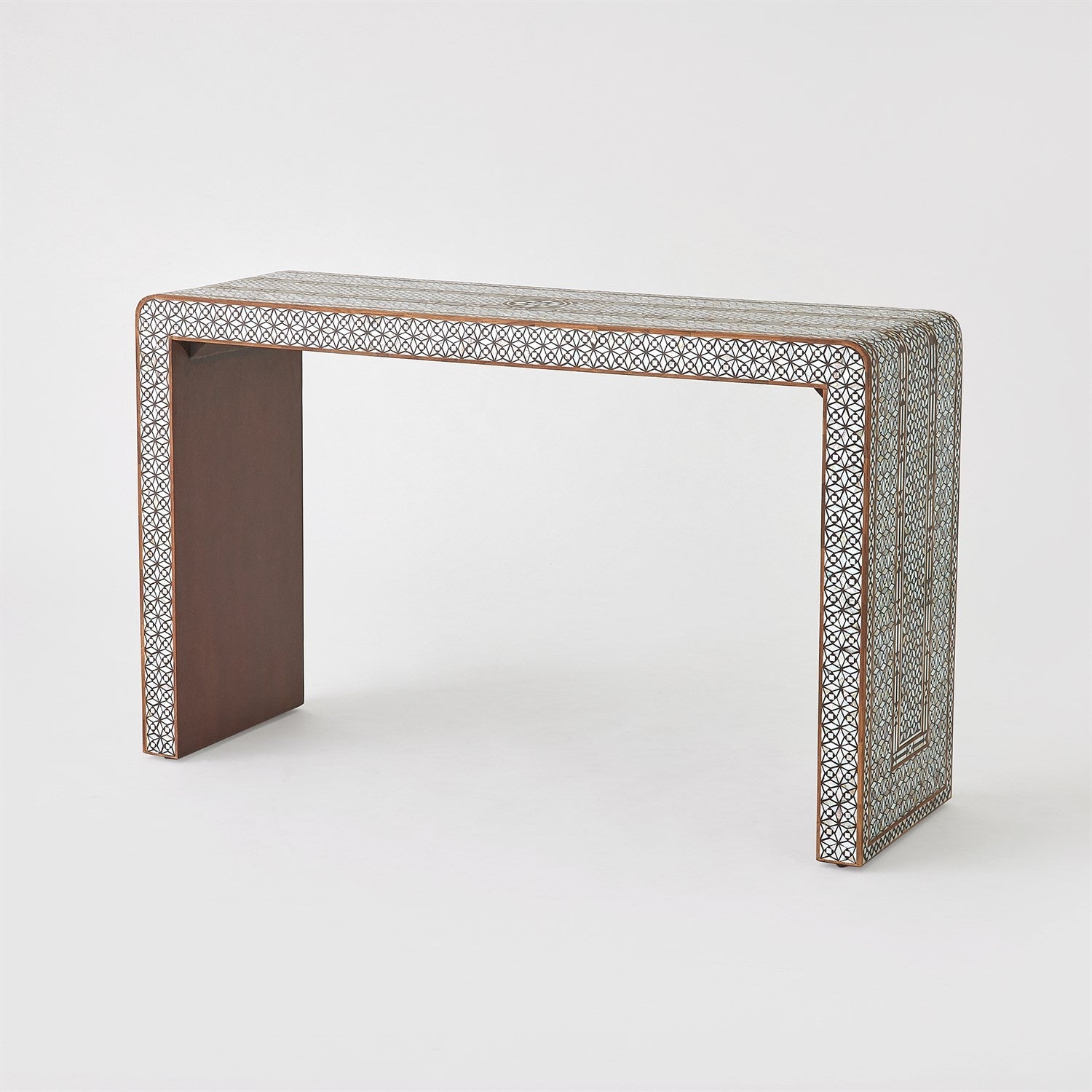 Aravalli Console Table - Modern Wooden Entryway Table with Storage Shelf - Perfect for Living Room, Hallway & Home Decor