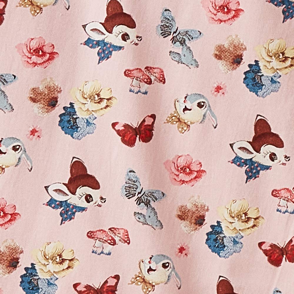 Brandream Woodland Crib Bedding Set - 5 Piece Nursery Comforter Set with Butterfly, Floral & Bunny Patterns for Baby Girls (Peach Blush Pink & White) - Perfect for Nursery Decor, Baby Showers & Newborn Gifts