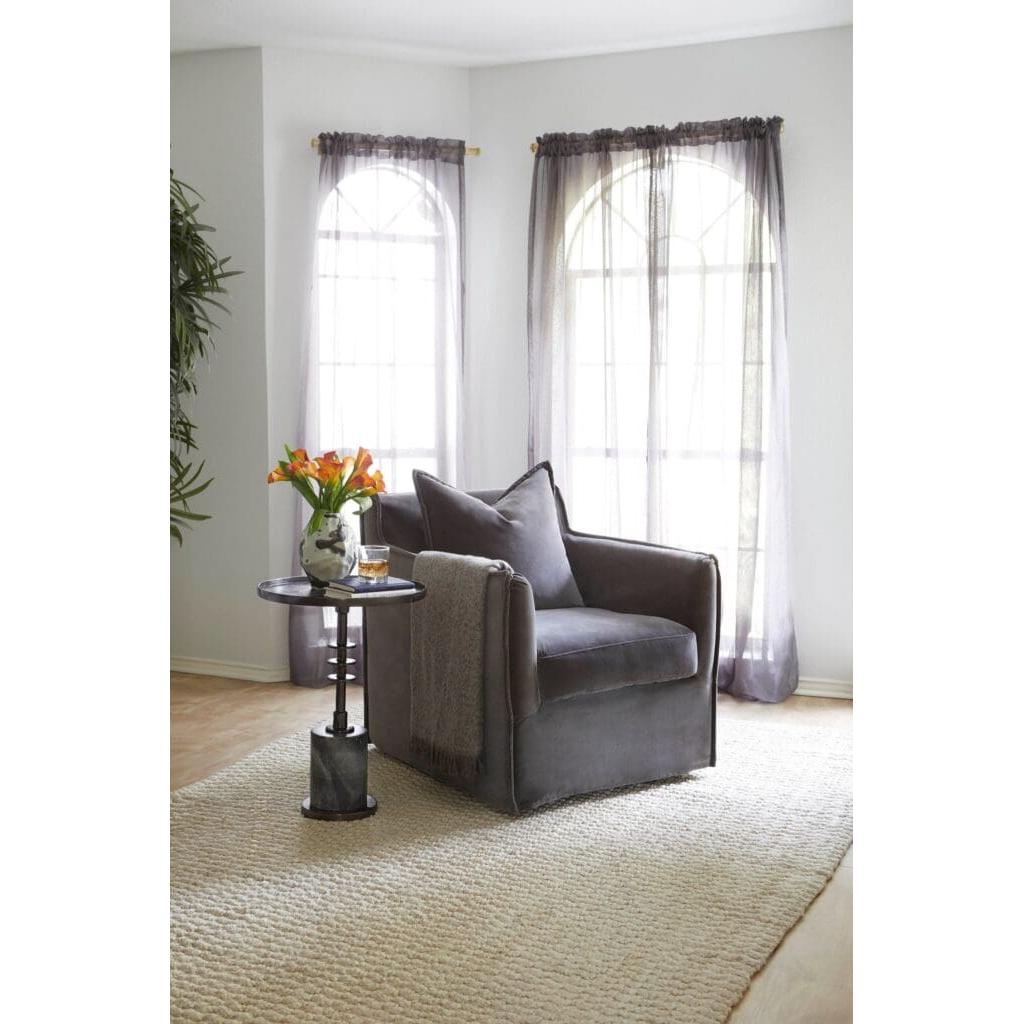 Cyan Design 11660 Jetson Accent Table - Blackened Nickel Finish | Modern Side Table for Living Room, Bedroom & Office Decor