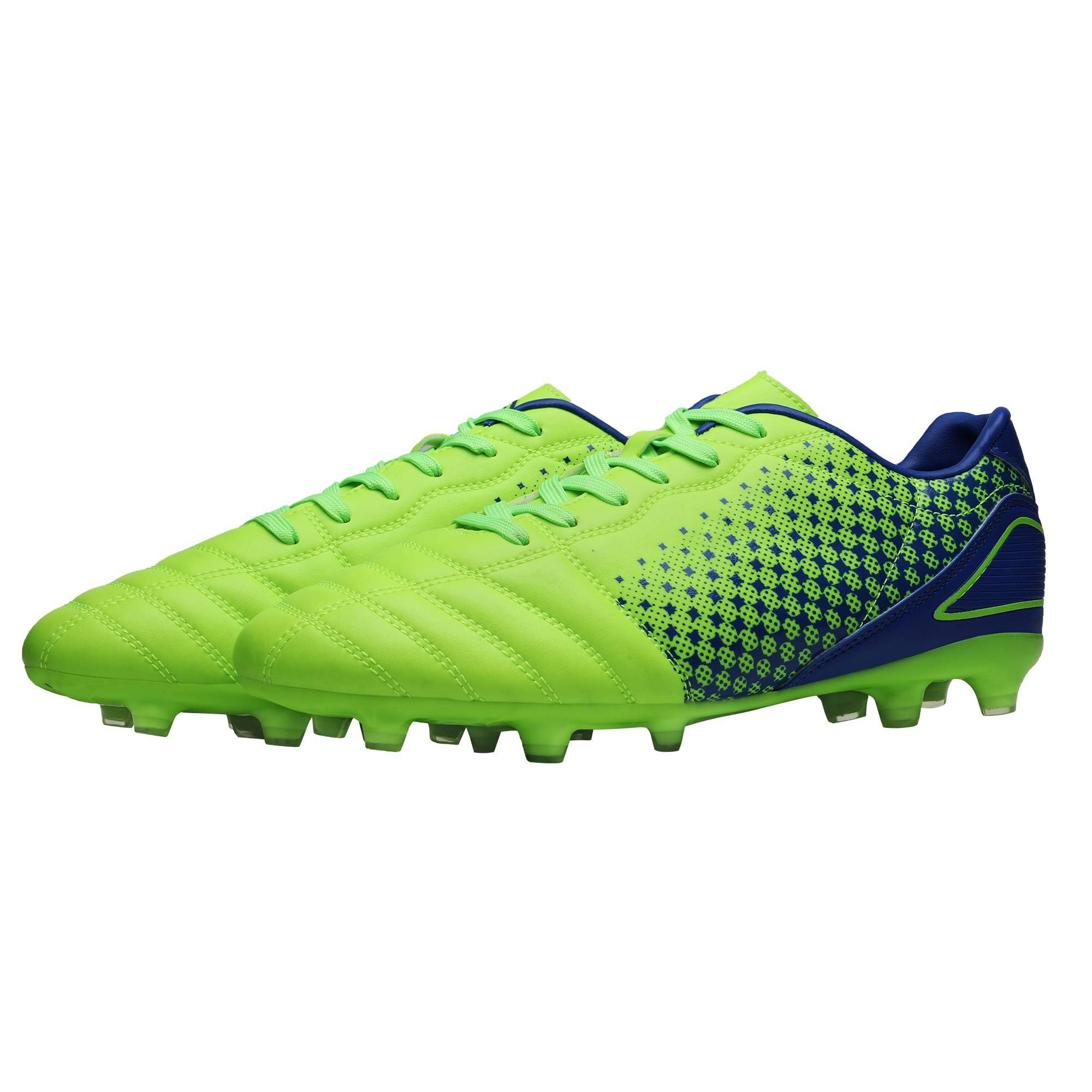 DREAM PAIRS Men's Firm Ground Soccer Cleats - Lightweight Football Shoes for Artificial Turf & Outdoor Training - Perfect for Soccer Matches, Practice, and Casual Wear