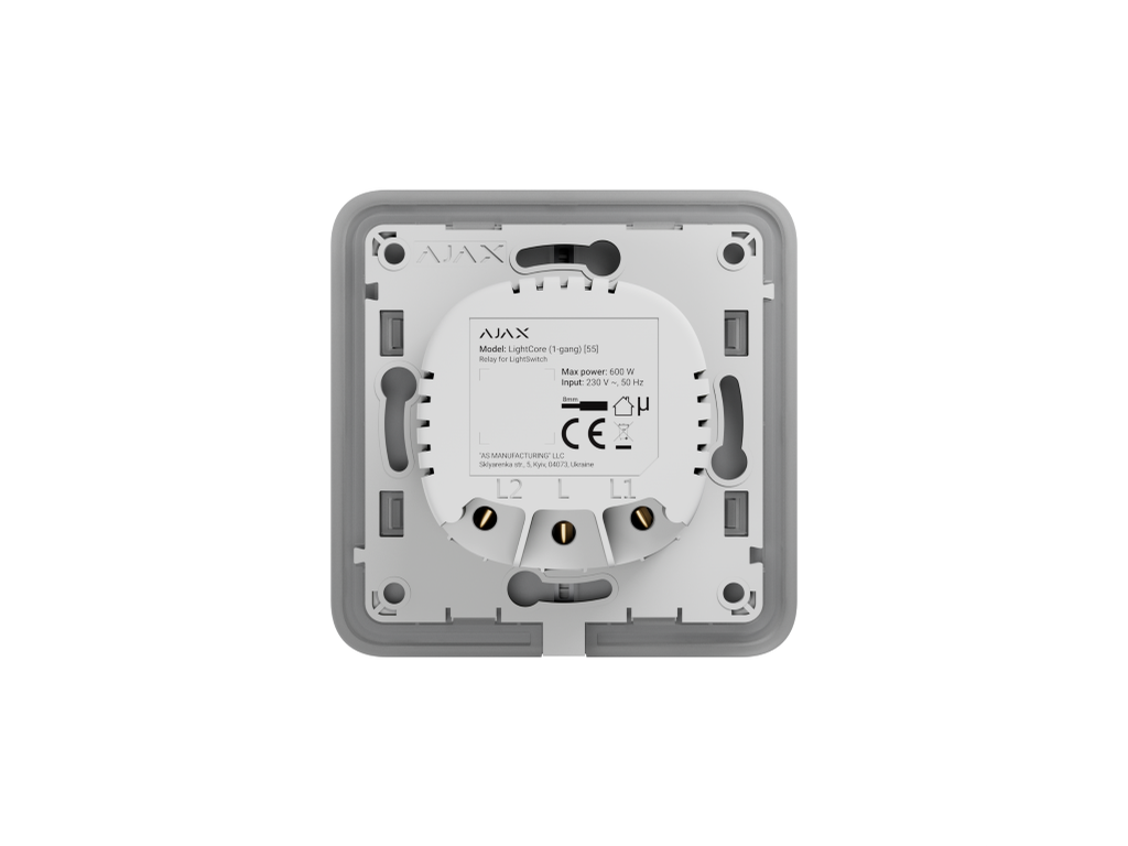 LightCore 2-Gang Wall Plate - Durable & Stylish Electrical Cover for Home & Office Use