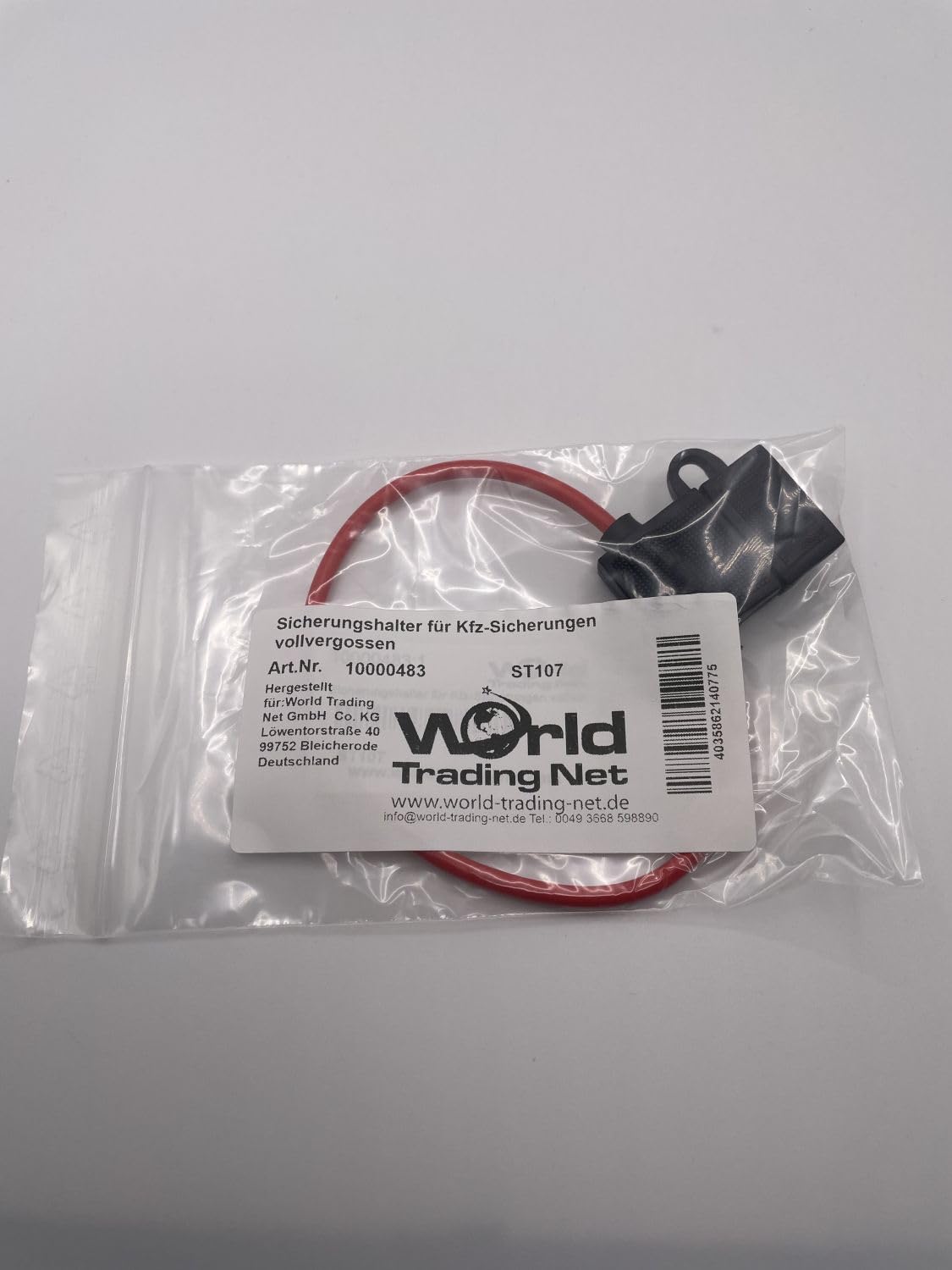 Ett 50509 Waterproof Sealed Car Fuse Holder Case - Automotive Electrical Protection for Trucks, Boats & RVs - Durable Fuse Box Replacement for Vehicle Wiring Systems