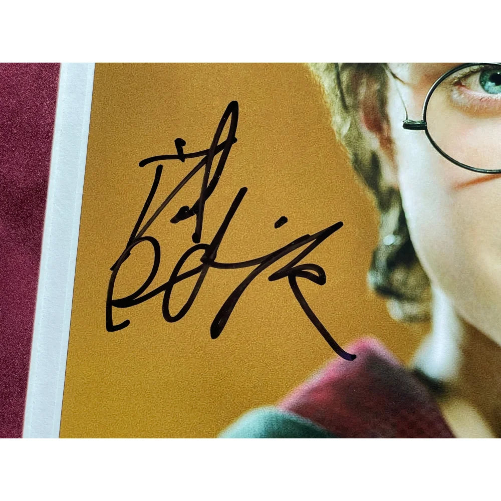 Daniel Radcliffe & Rupert Grint Harry Potter Signed 8x10 Photo - Framed Collectible with COA PSA BAS Authentication - Perfect for Potterhead Collections, Fan Cave Decor, and Autograph Memorabilia Displays