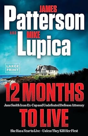 12 Months to Live by Jane Smith - Thriller Novel About a Woman's Race Against Time | Perfect for Mystery Lovers & Book Club Discussions