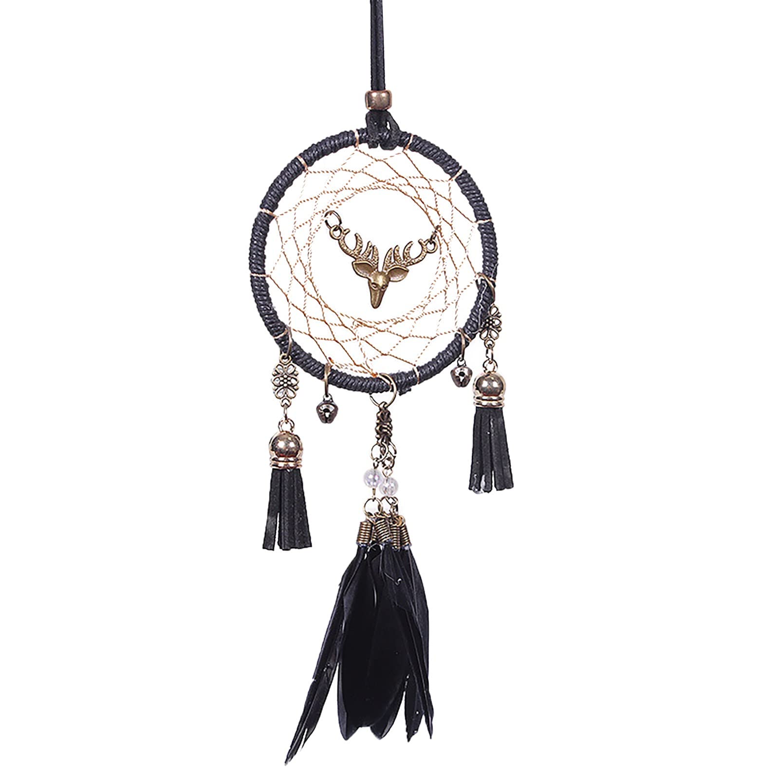 Handmade Dream Catchers with Crystals - Boho Wall Hanging Decor for Bedroom, Nursery & Living Room | Unique Spiritual Gift for Housewarming, Birthday & Wedding | Perfect for Meditation Spaces & Bohemian Home Decor