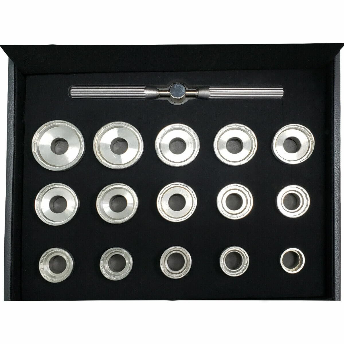 **15-Piece Watch Case Back Opener Kit - Compatible with Breitling Watches | Professional Watch Repair Tool for Watchmakers & DIY Enthusiasts | Perfect for Watch Battery Replacement & Maintenance**