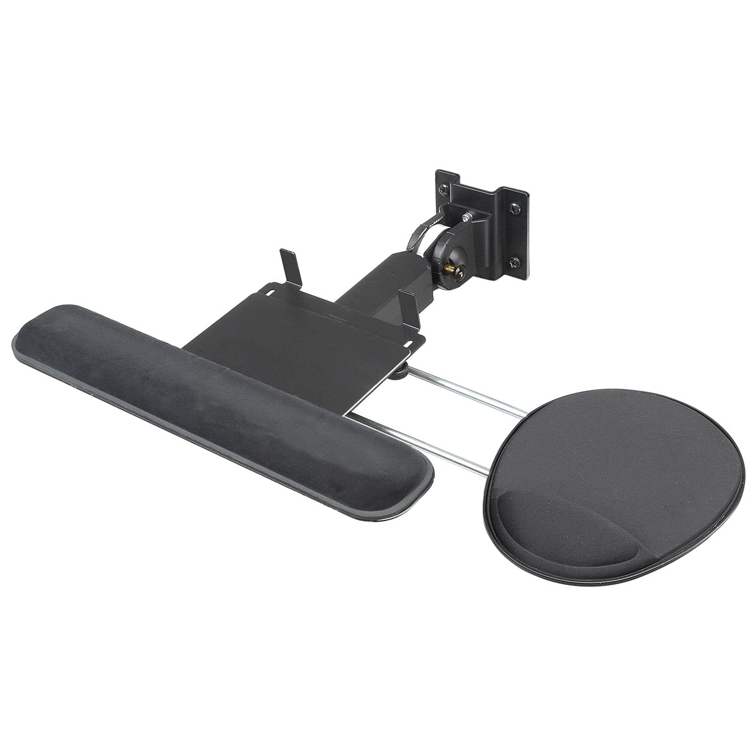 Ergonomic Folding Keyboard & Mouse Tray for Orbit Workstation - Adjustable Computer Accessory for Office & Home Workspace - Perfect for Compact Desks, Standing Workstations & Small Spaces
