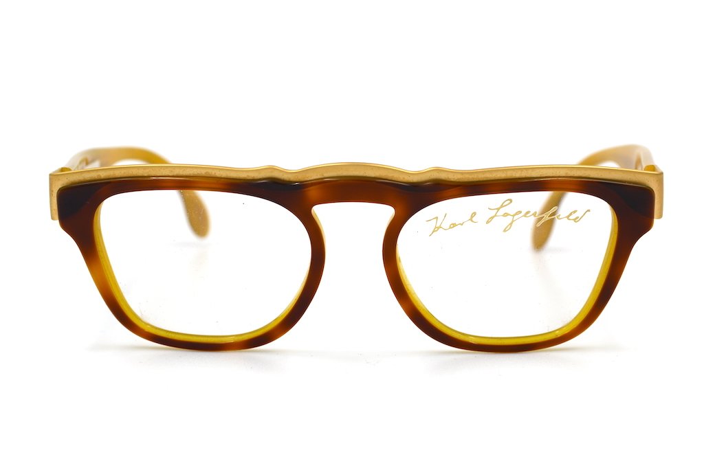 Karl Lagerfeld Gold Signature 4603 Sunglasses - Limited Edition Luxury Aviator Shades for Men & Women | Perfect for Fashion, Travel & Outdoor Activities