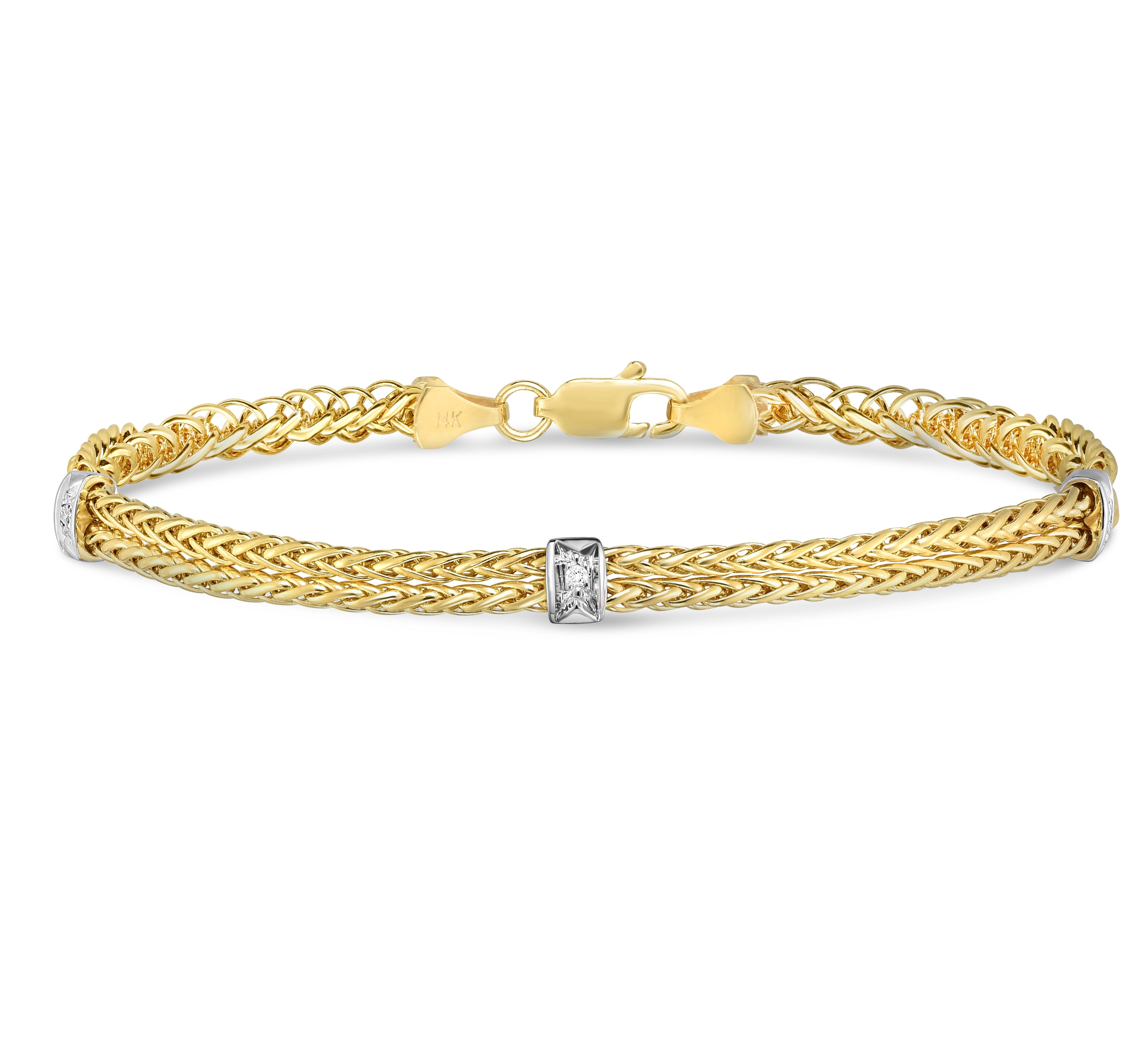 Luxury 14K Gold & Diamond Tennis Bracelet for Women - Elegant Everyday Jewelry for Parties, Weddings & Special Occasions