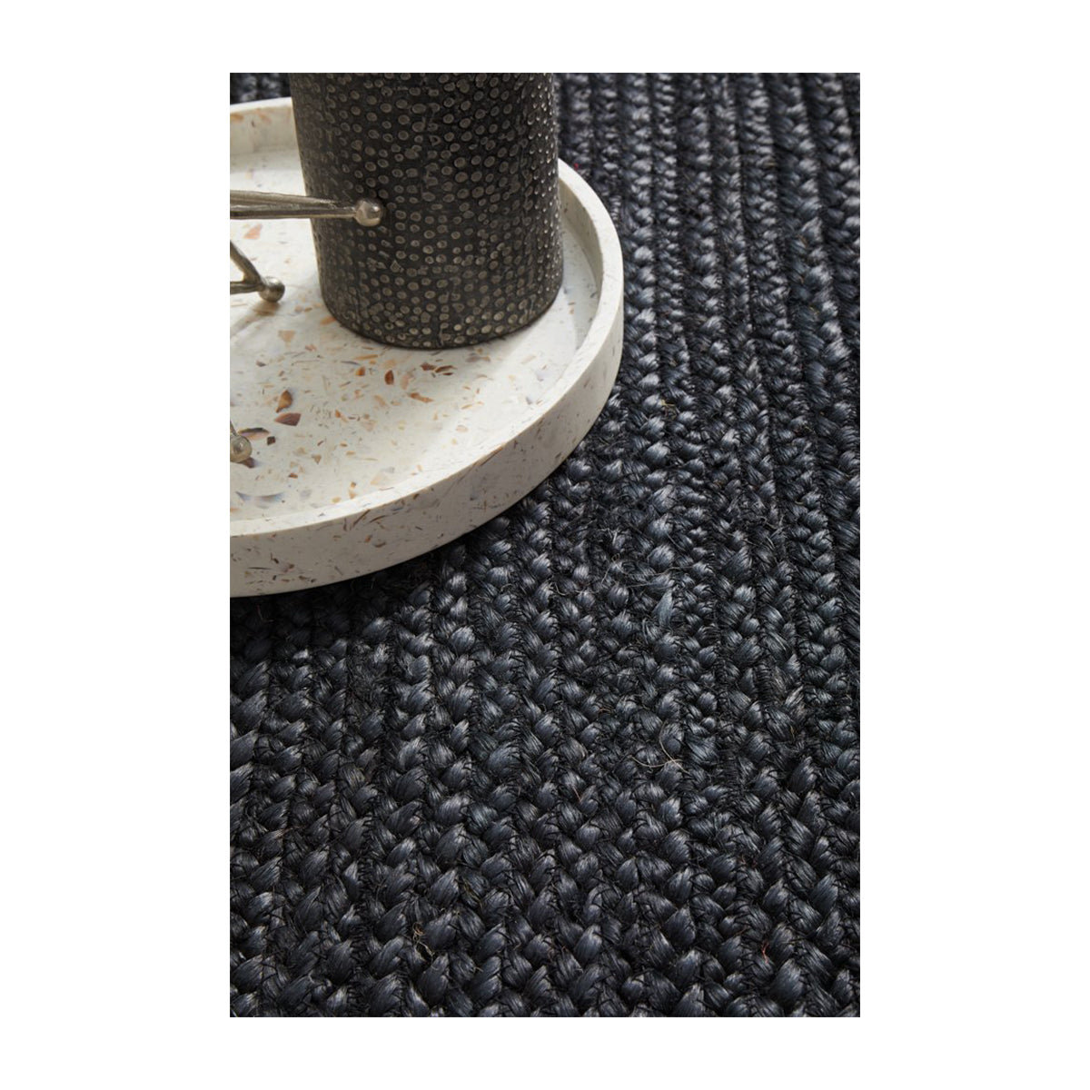 Bondi Rectangle Runner Rug - Non-Slip Black Hallway Carpet for Home & Office - Perfect for Entryways, Kitchens, and High Traffic Areas