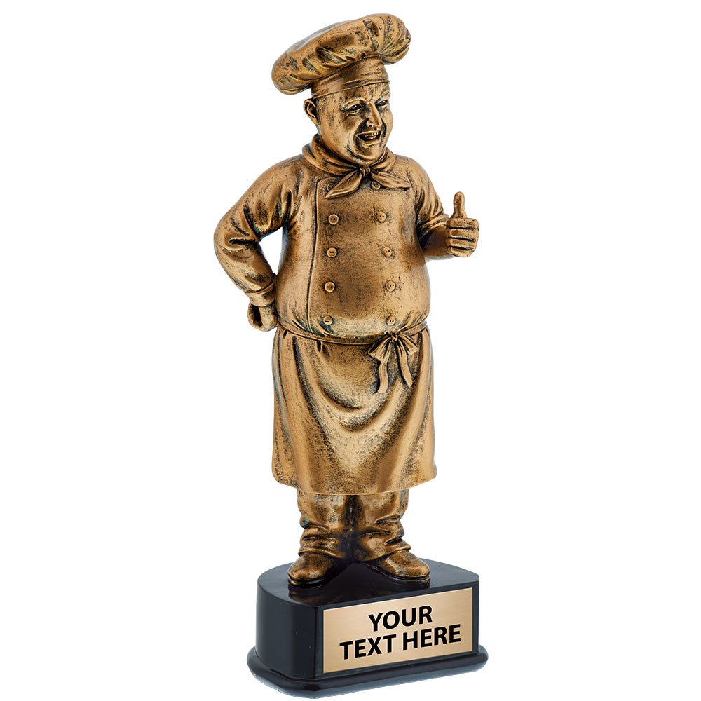 Custom Chef Trophy for BBQ & Chili Cookoff Awards - Prime