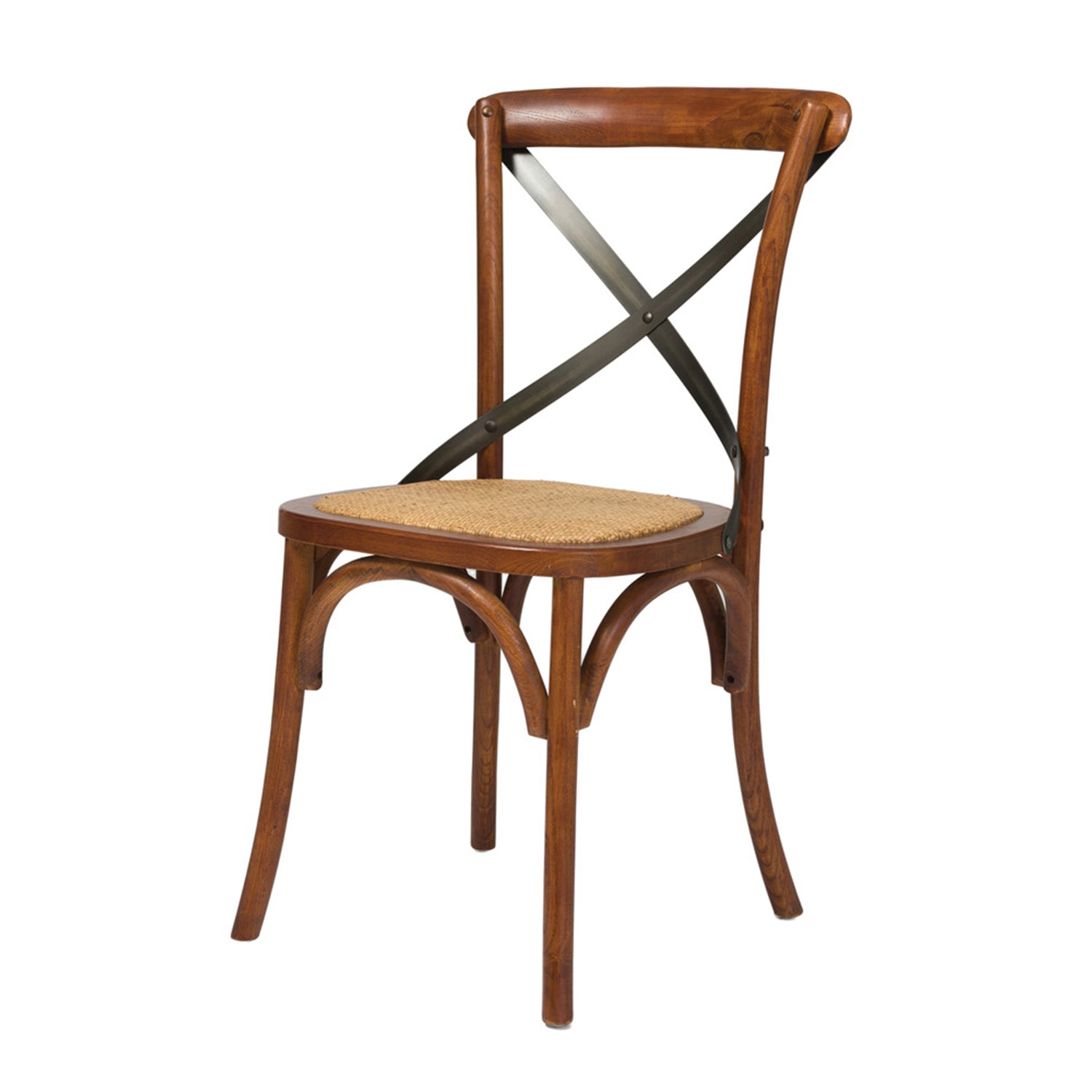 Premium Brown Rattan Dining Chair Set of 2 - Weather-Resistant Wicker Patio Chairs for Outdoor Dining, Garden, Poolside & Backyard Decor