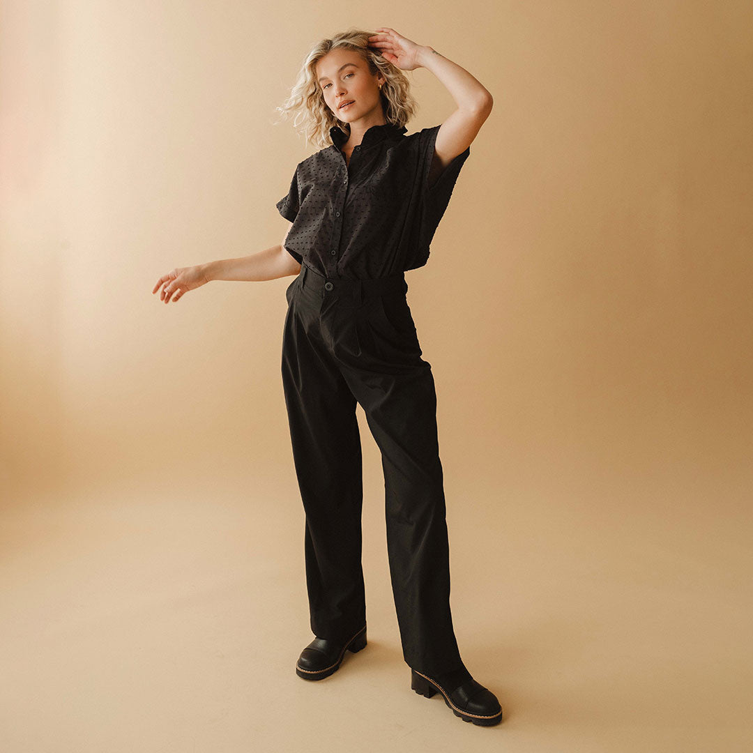 365 Jetsetter Black Pants - Comfortable & Stylish Travel Trousers for Men & Women | Perfect for Business Trips, Commuting & Casual Wear