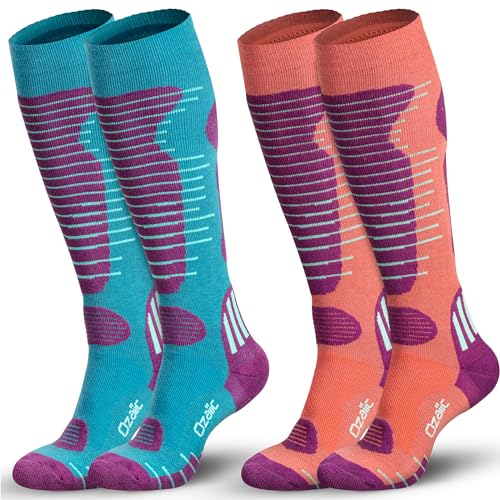 2 Pairs-orange+blue