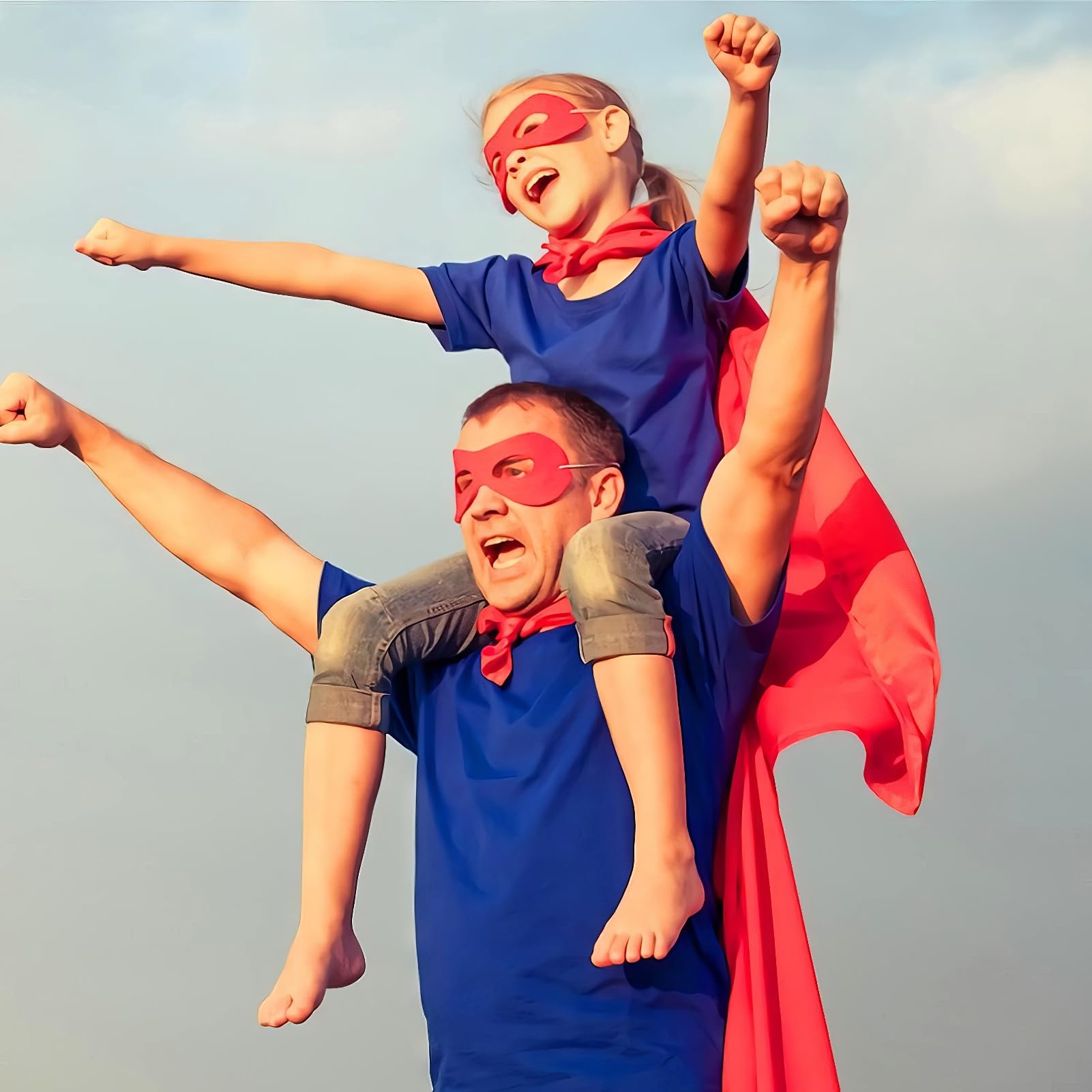 **Jeemiter Small Hero Toys for Boys Ages 4-6 - Glowing Mask, Foam Shooters, Capes & More - Dark Red Costume Set for Kids - Perfect for Birthday Parties, Halloween, Dress-Up & Superhero Gifts**
